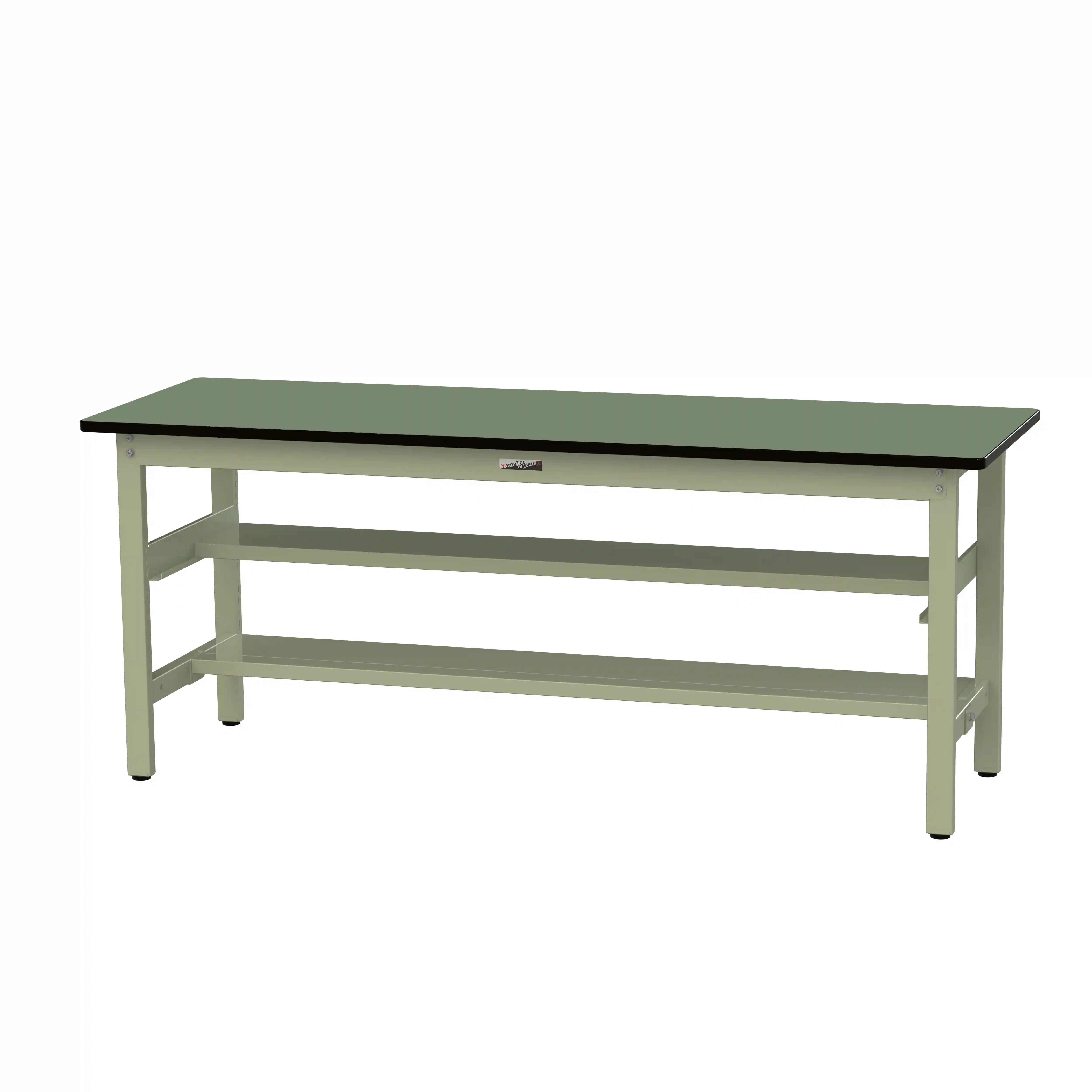 500シリーズ 固定式 中間棚付 H740mm(上下段半面棚板)