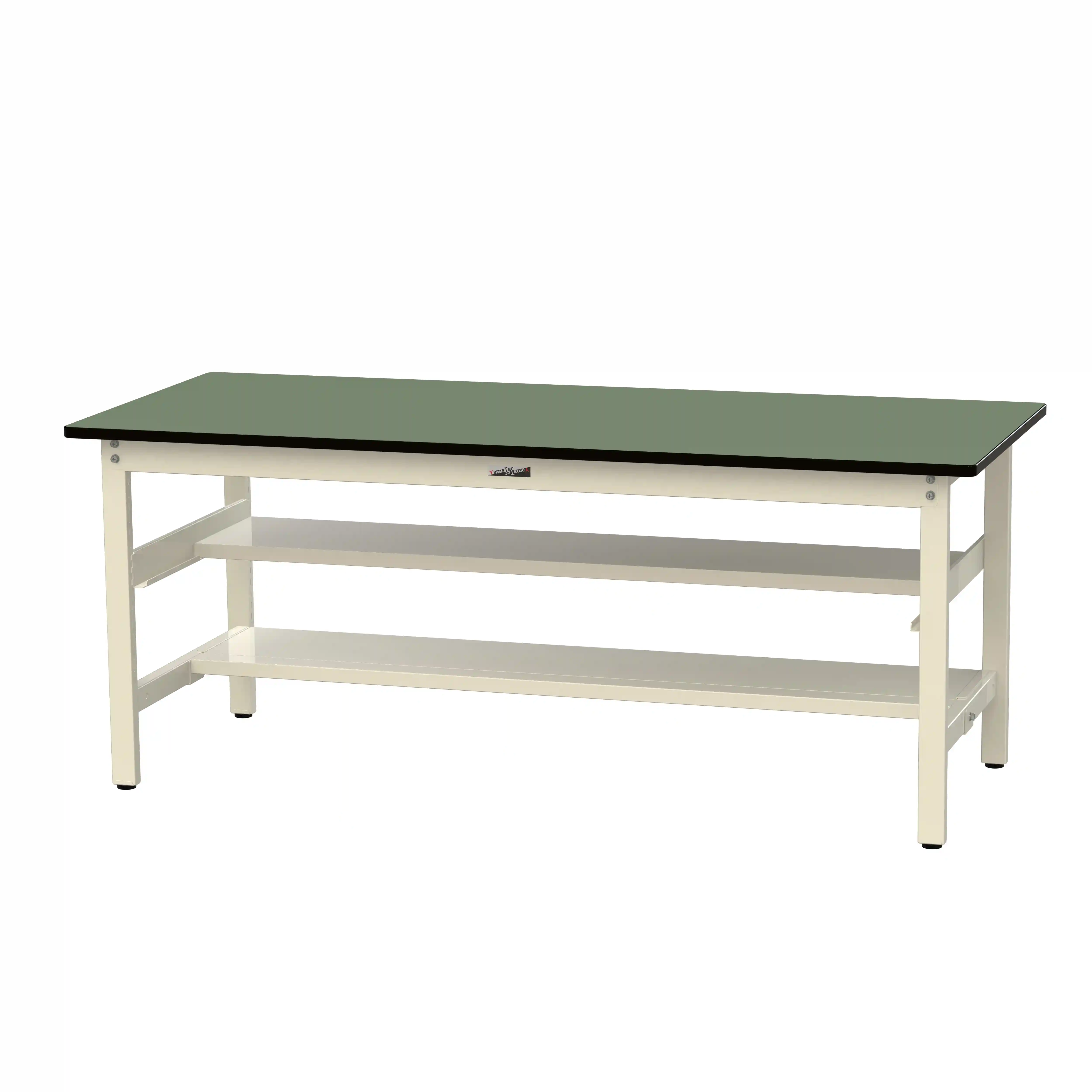 500シリーズ 固定式 中間棚付 H740mm(上下段半面棚板)