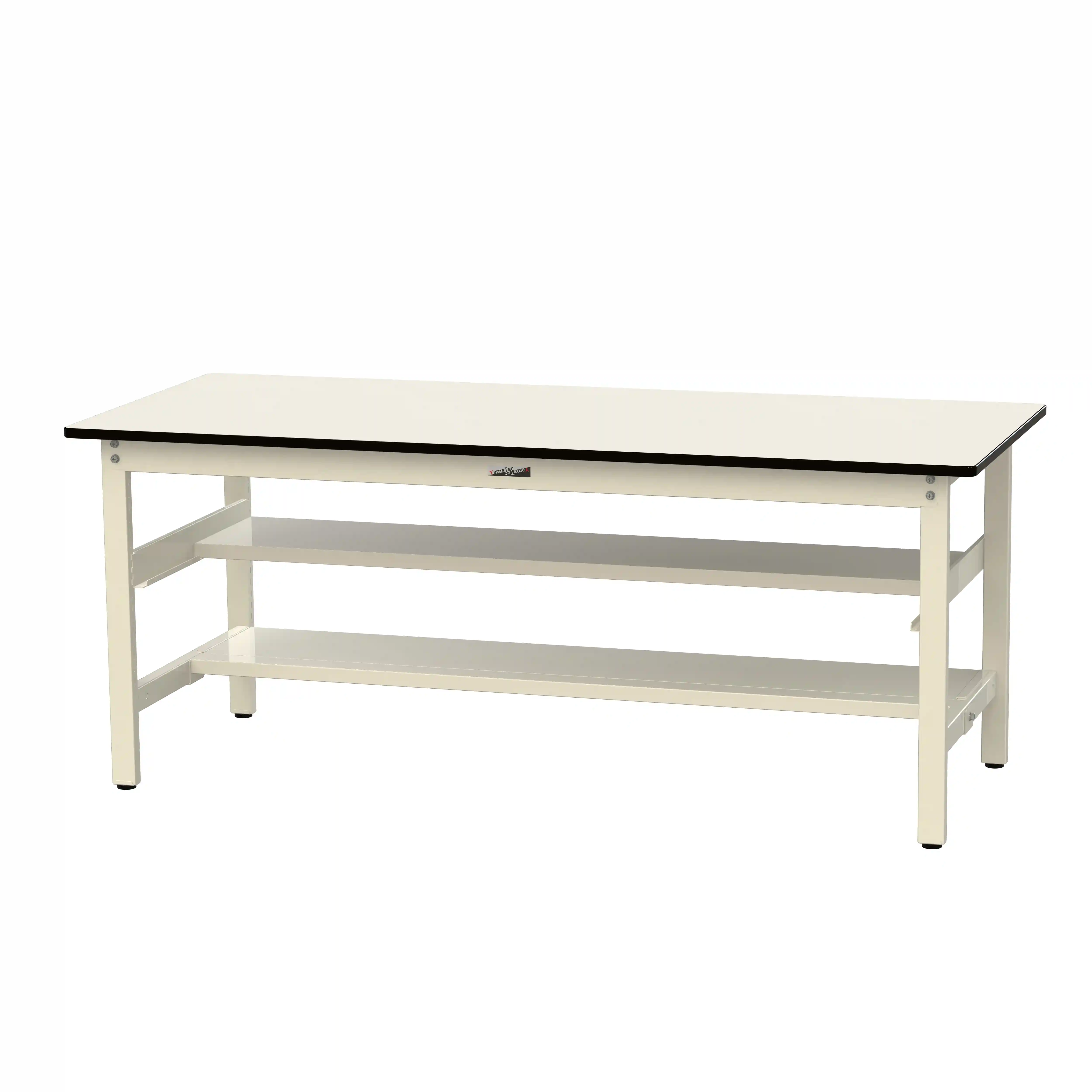 500シリーズ 固定式 中間棚付 H740mm（上下段半面棚板）