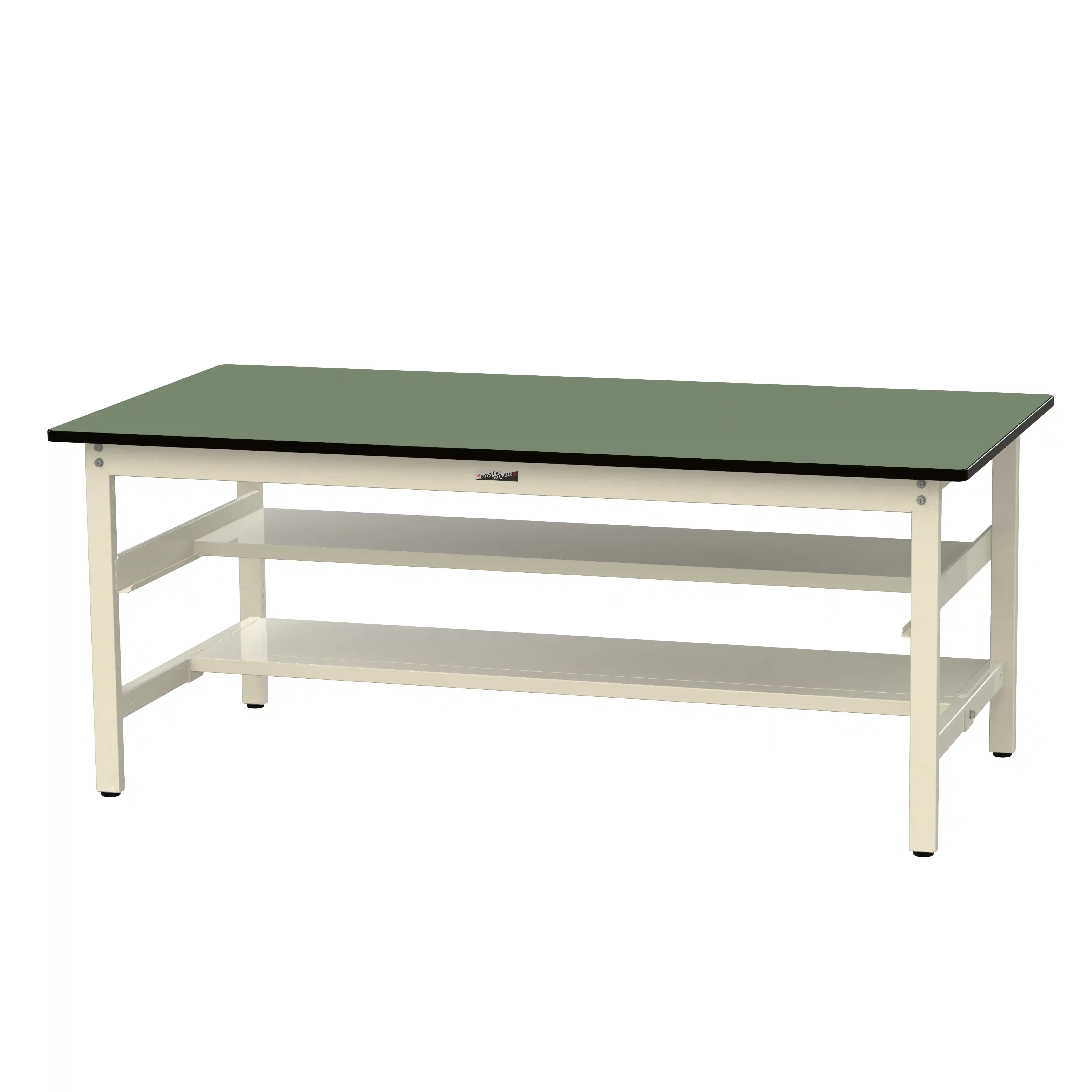 500シリーズ 固定式 中間棚付 H740mm(上下段半面棚板)