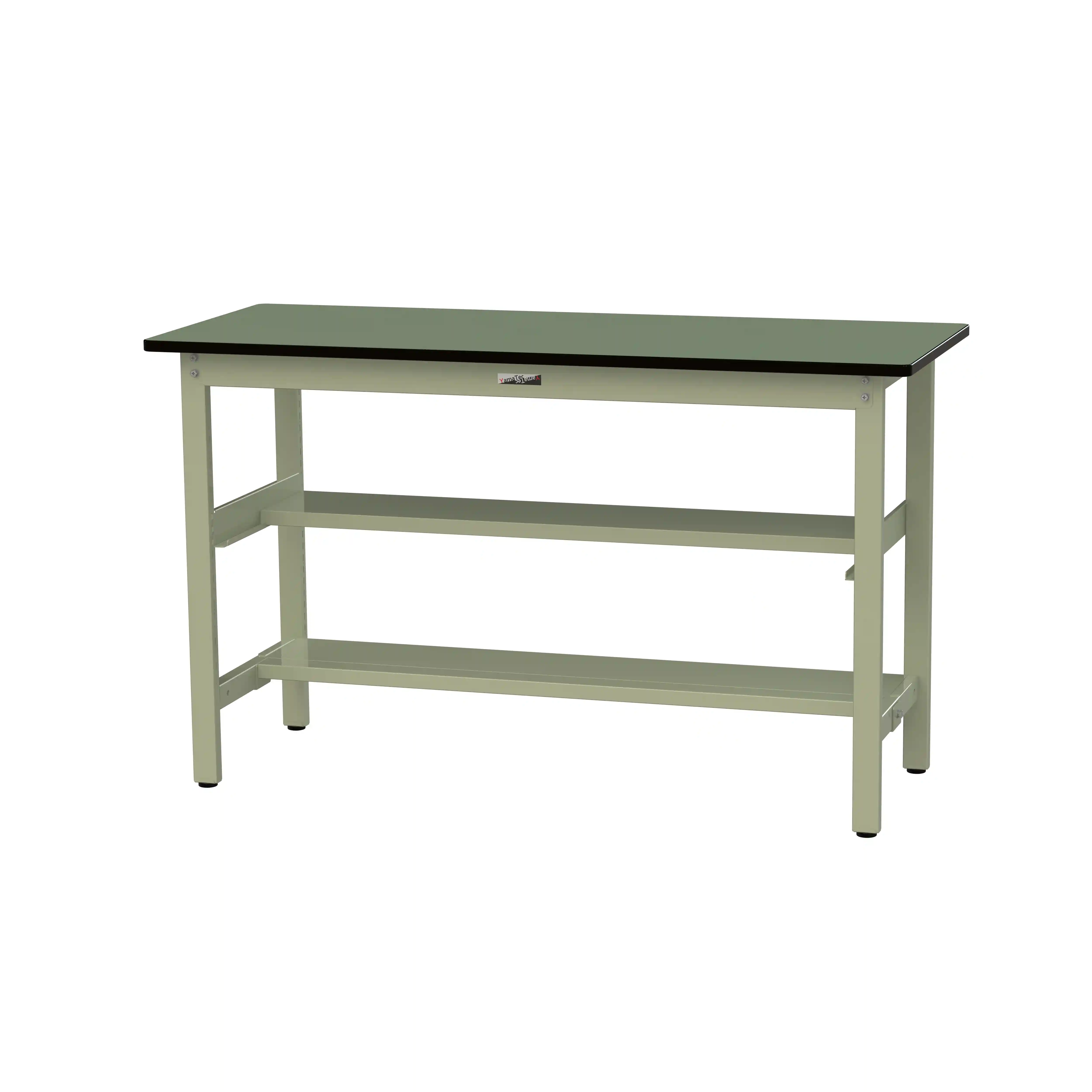 500シリーズ 固定式 中間棚付 H900mm（上下段半面棚板）