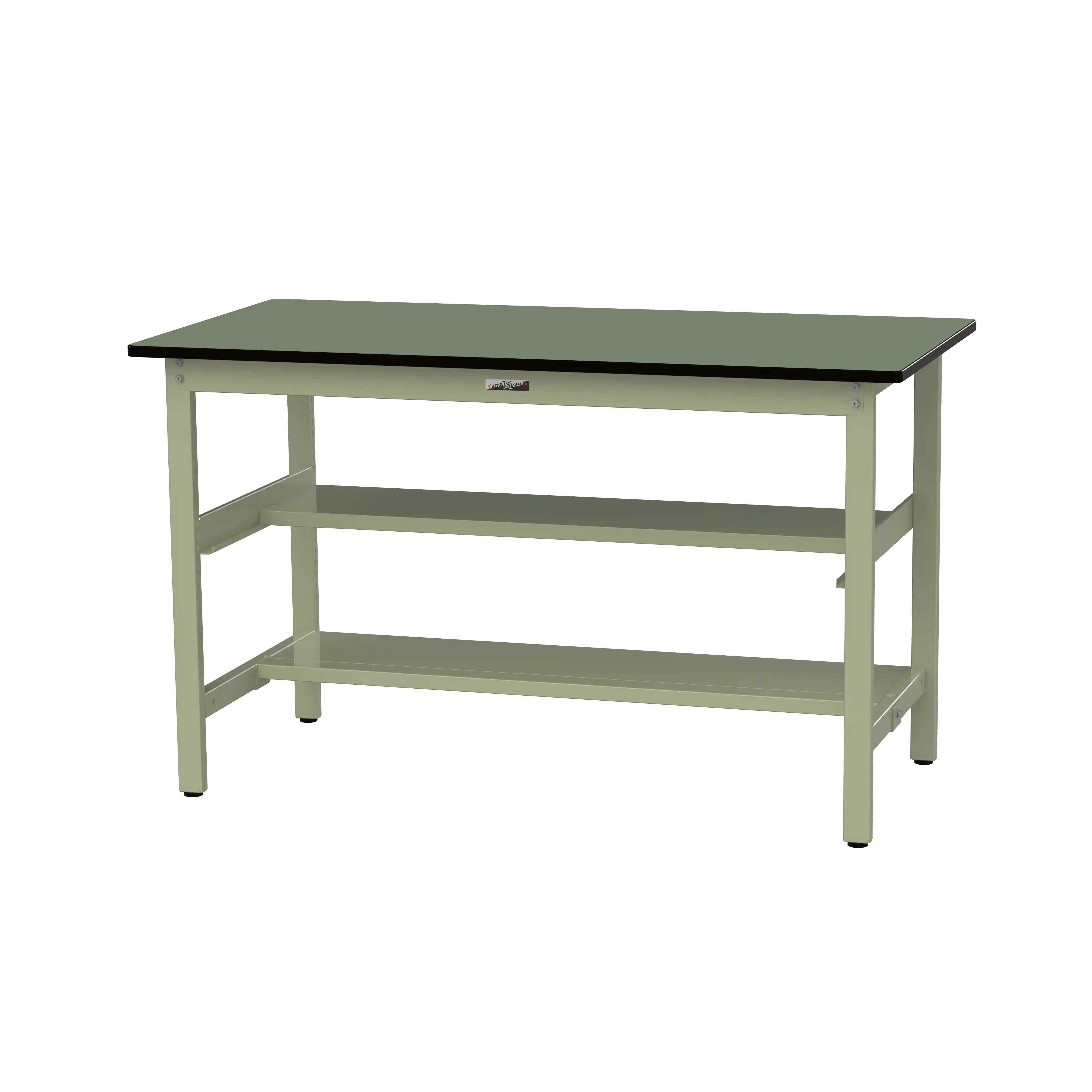 500シリーズ 固定式 中間棚付 H900mm(上下段半面棚板)