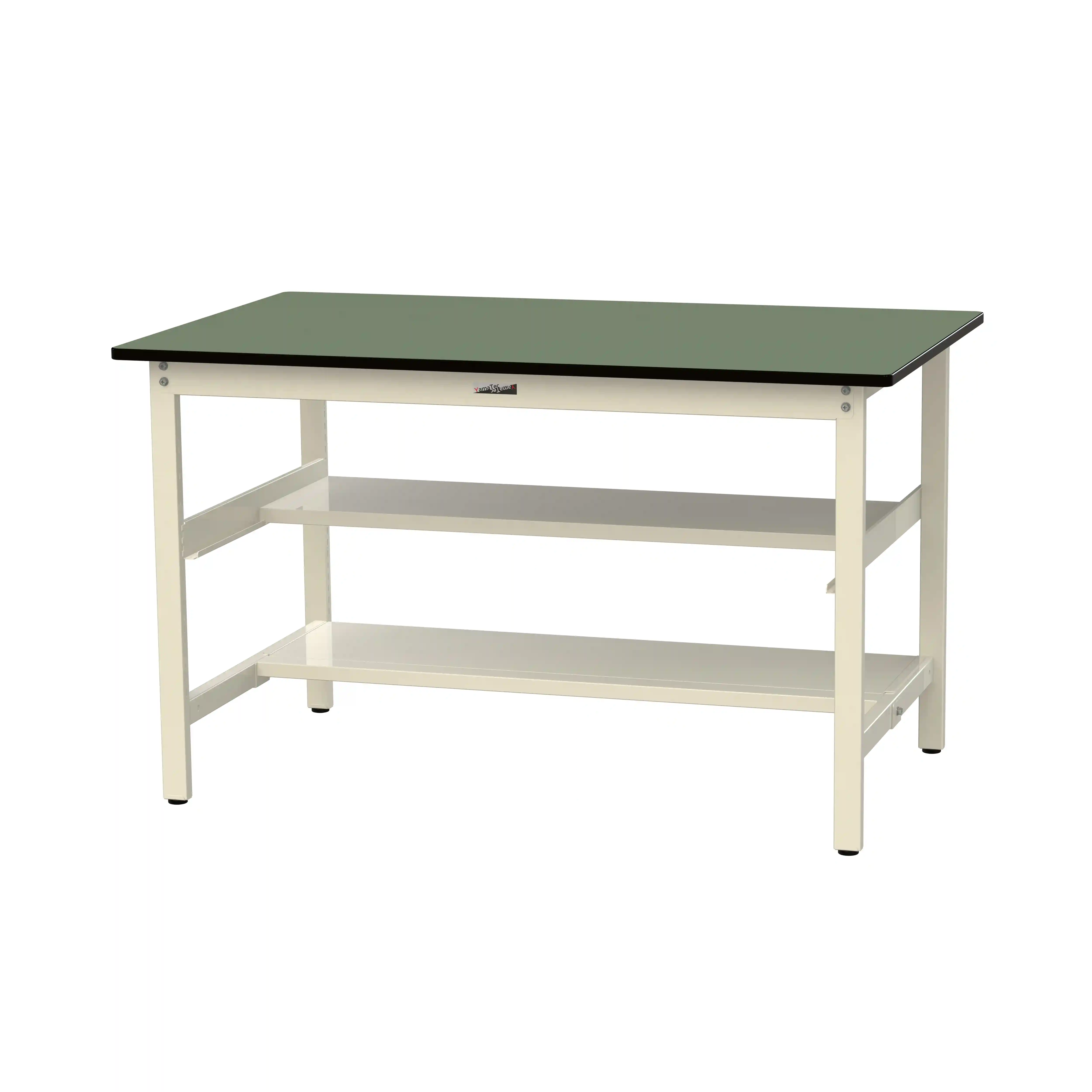 500シリーズ 固定式 中間棚付 H900mm(上下段半面棚板)