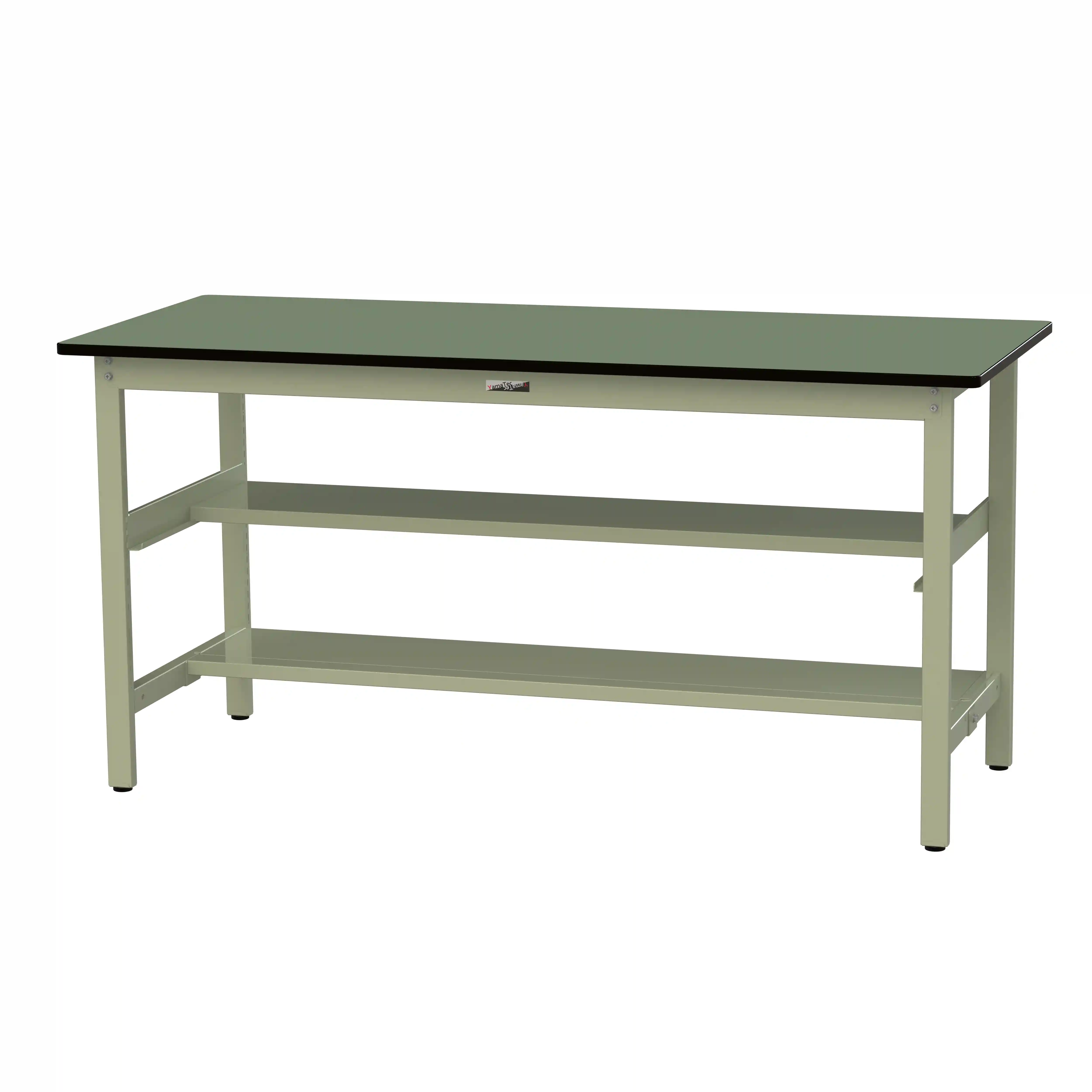 500シリーズ 固定式 中間棚付 H900mm(上下段半面棚板)