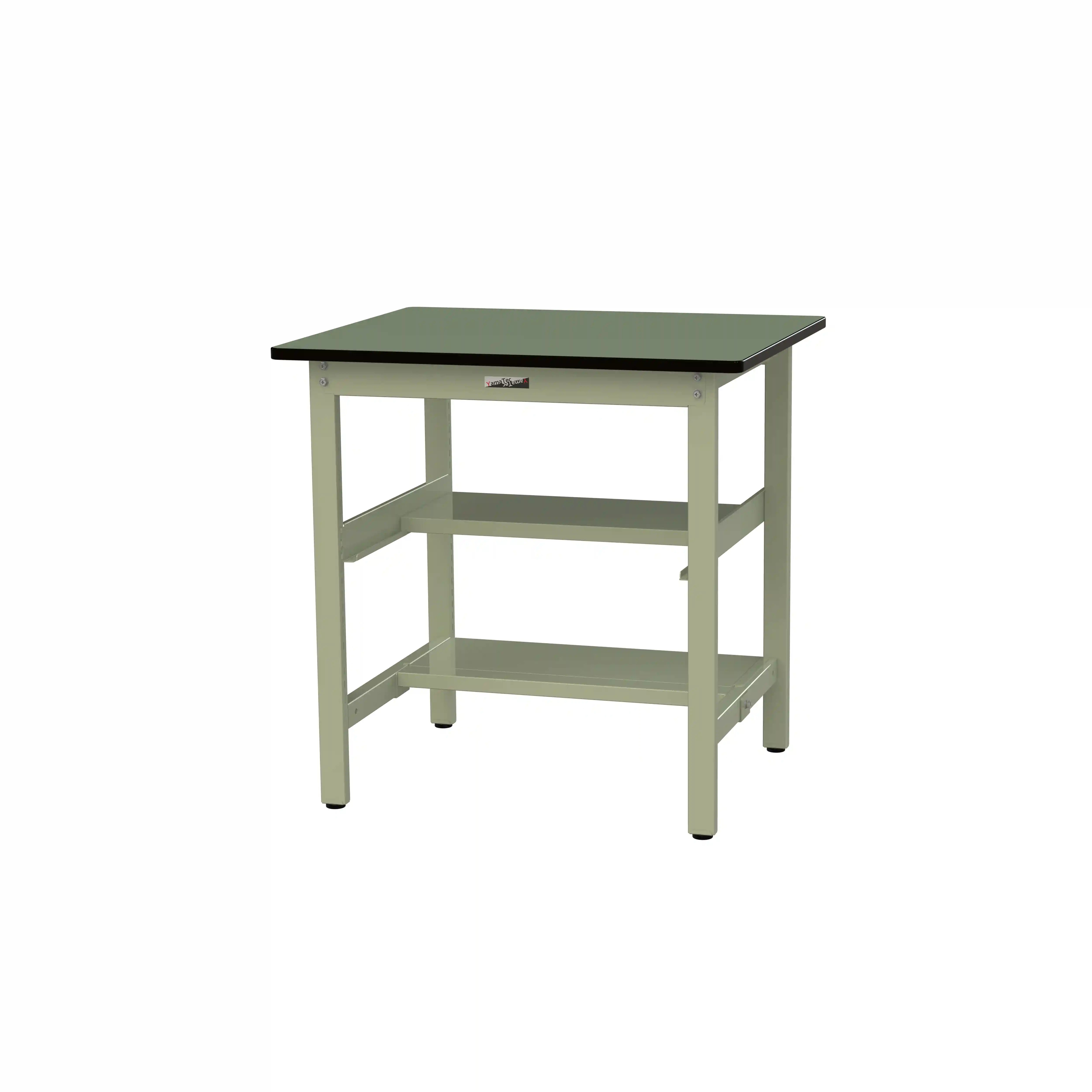 500シリーズ 固定式 中間棚付 H900mm(上下段半面棚板)