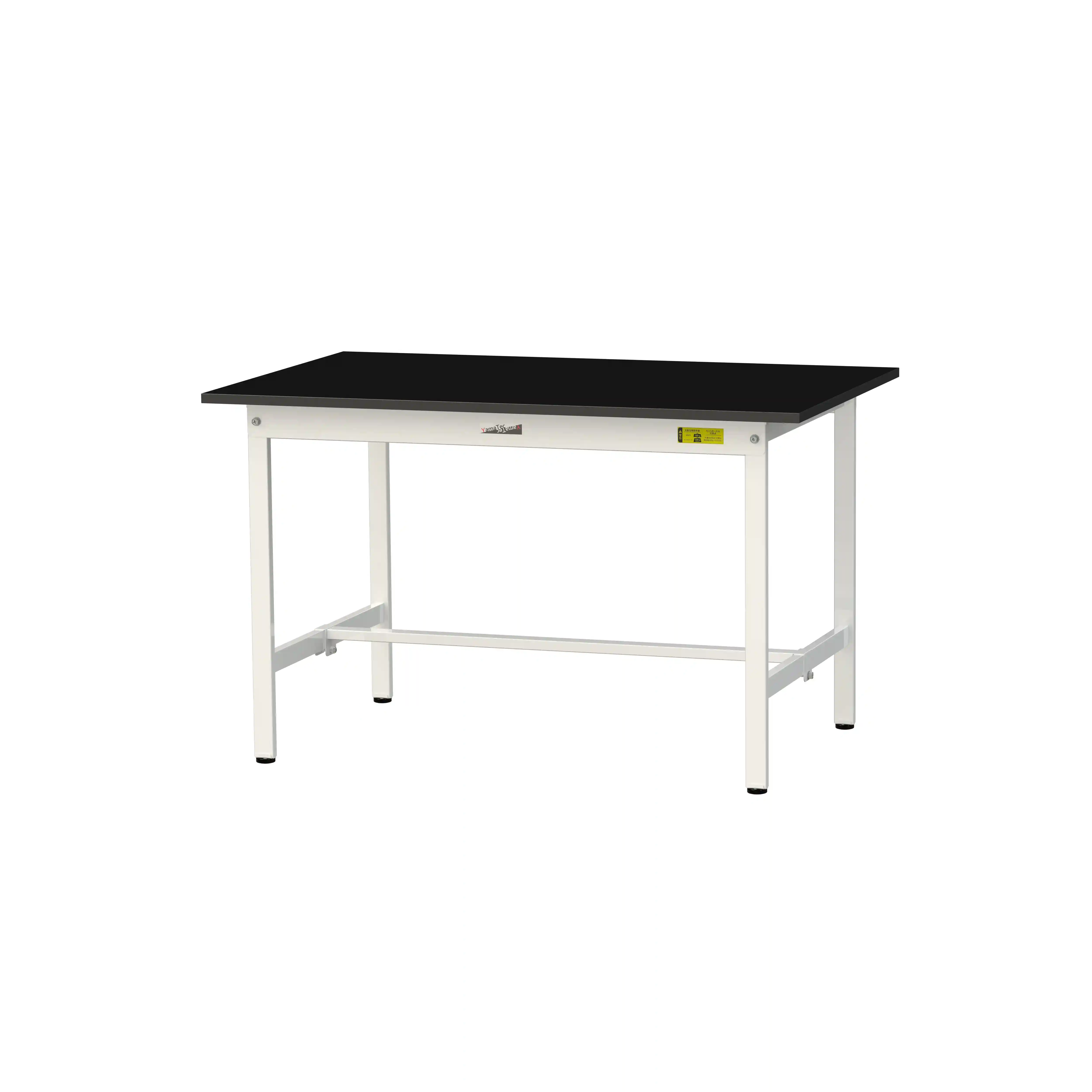 実験用ラボテーブル 固定式 H740mm(全面棚板付)