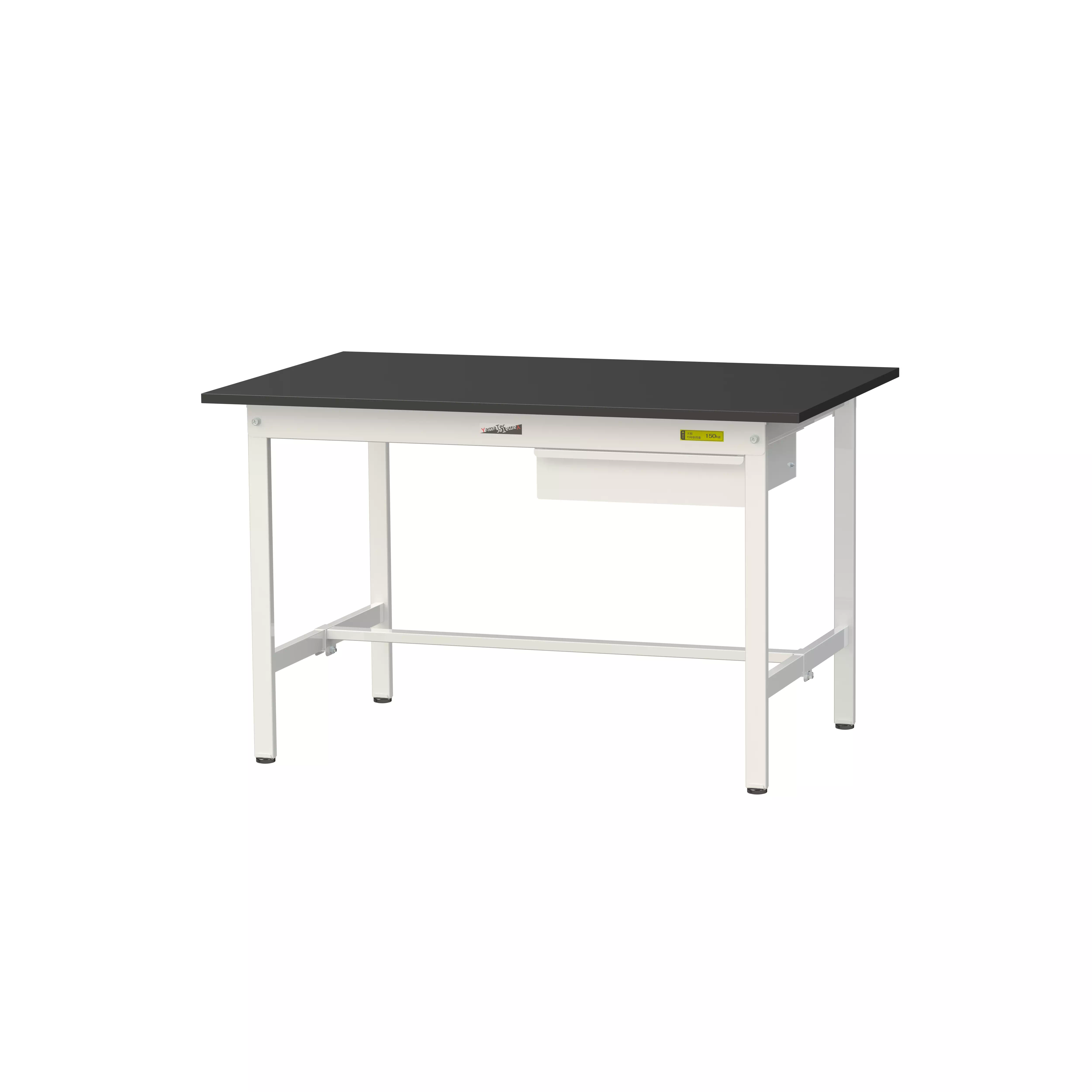 実験用ラボテーブル 固定式 キャビネット付 H740mm