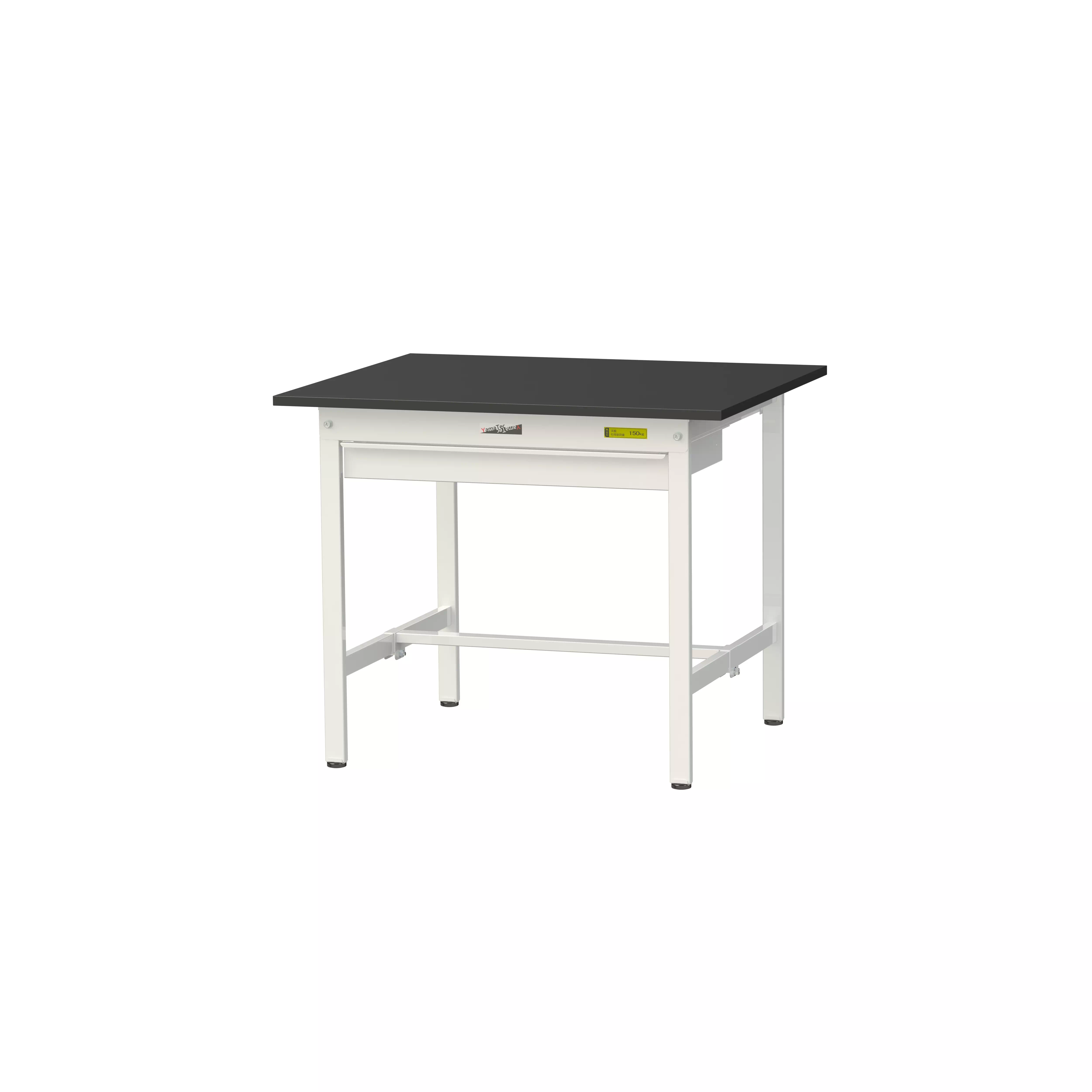 実験用ラボテーブル 固定式 ワイド引出し付 H740mm