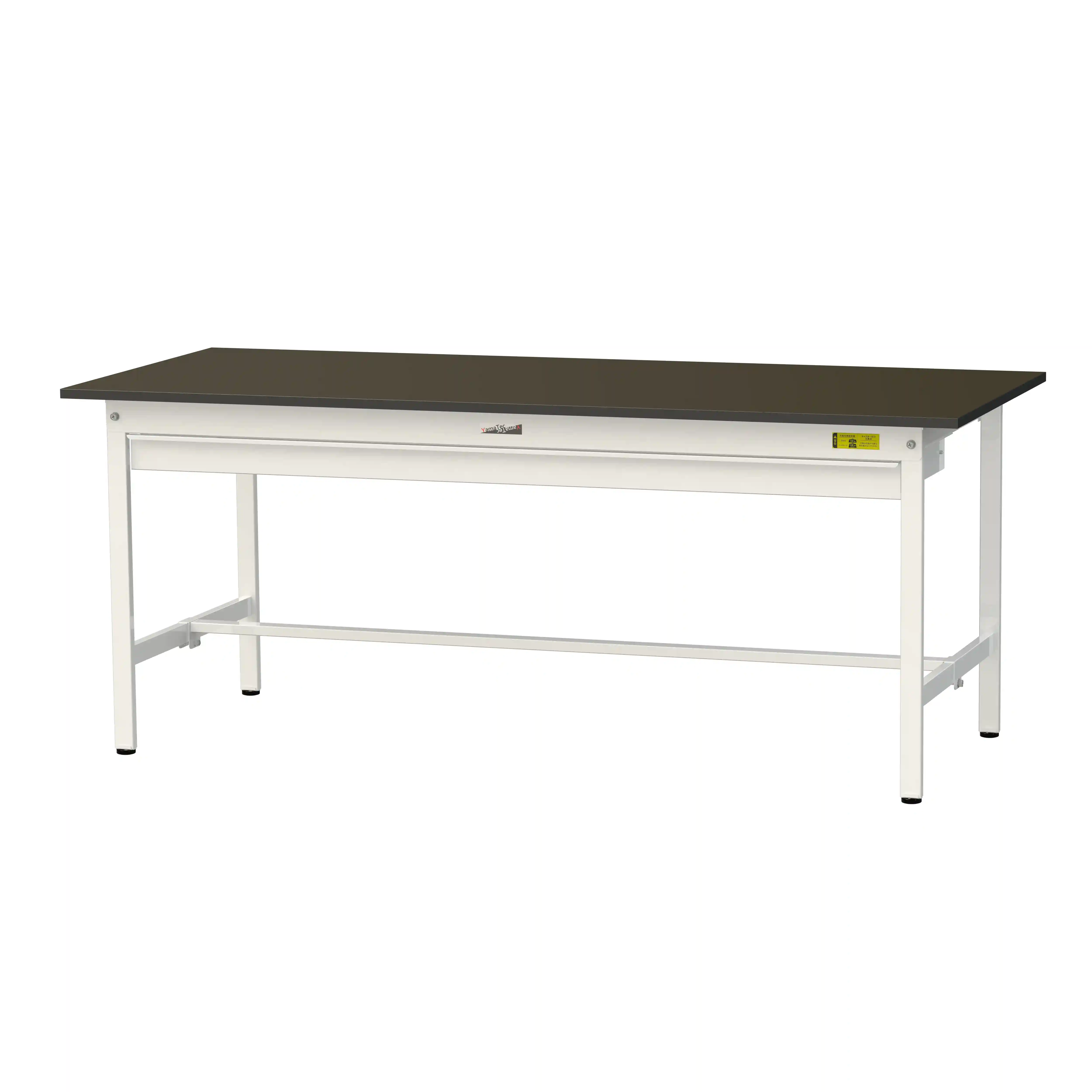 実験用ラボテーブル 固定式 ワイド引出し付 H740mm