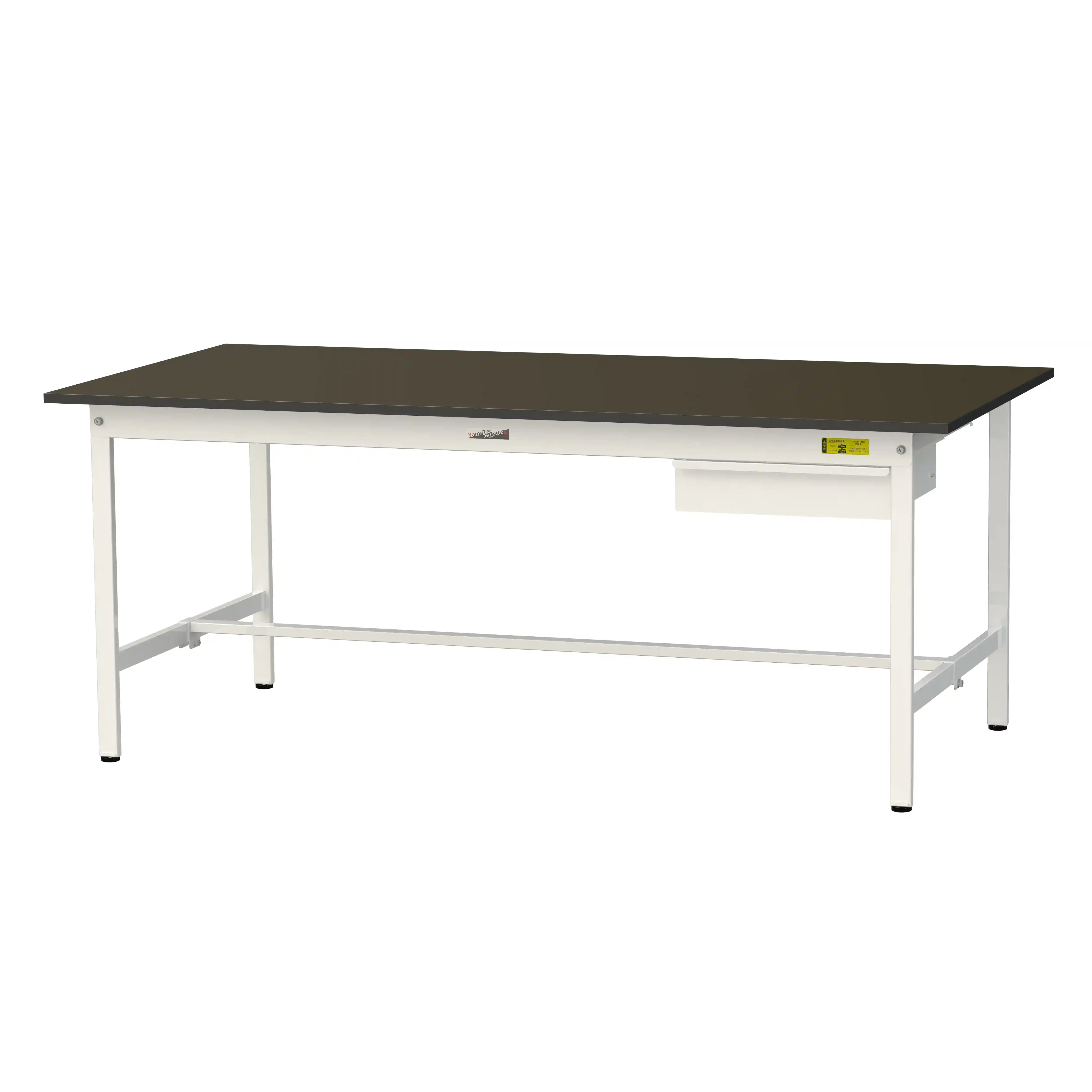 実験用ラボテーブル 固定式 キャビネット付 H740mm