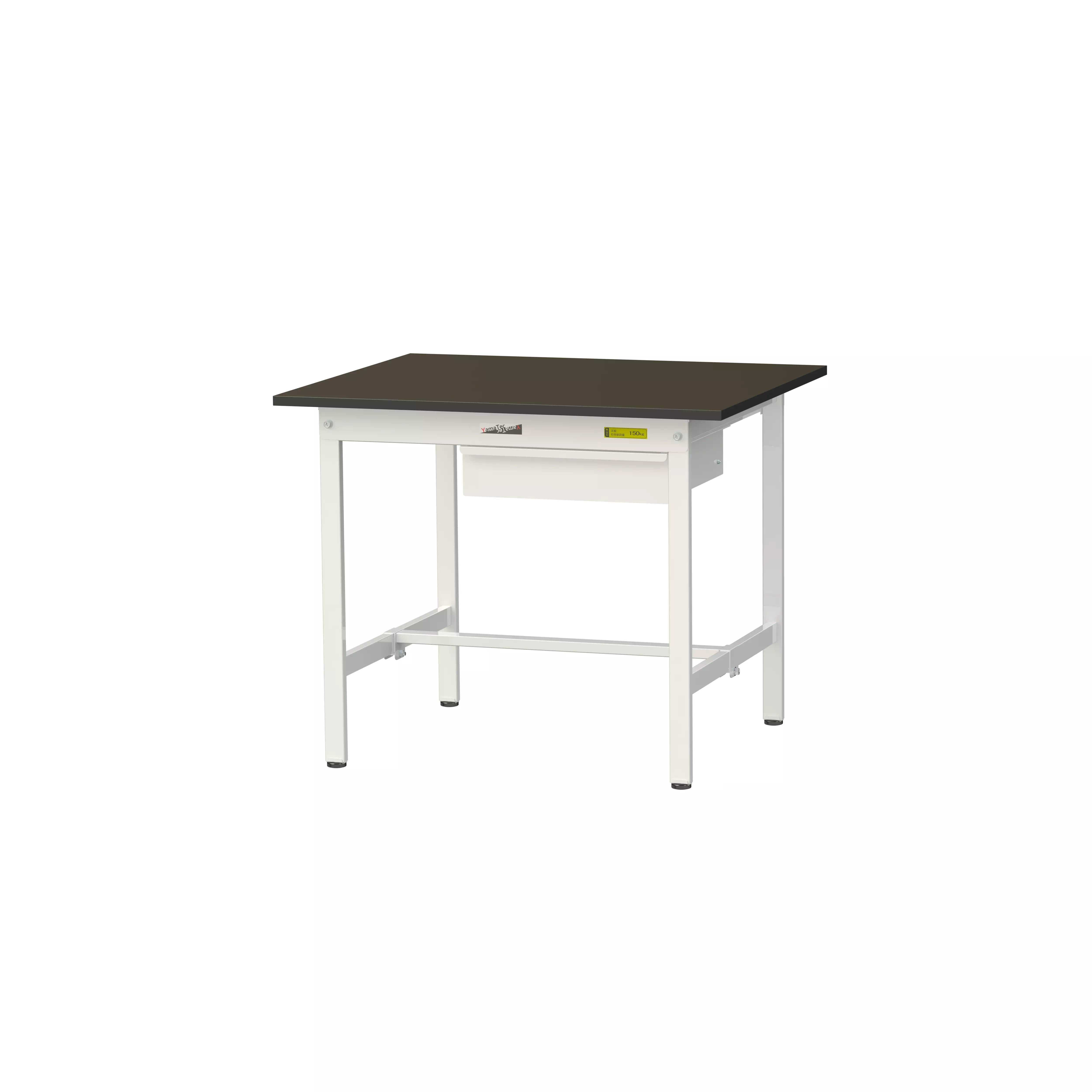 実験用ラボテーブル 固定式 キャビネット付 H740mm