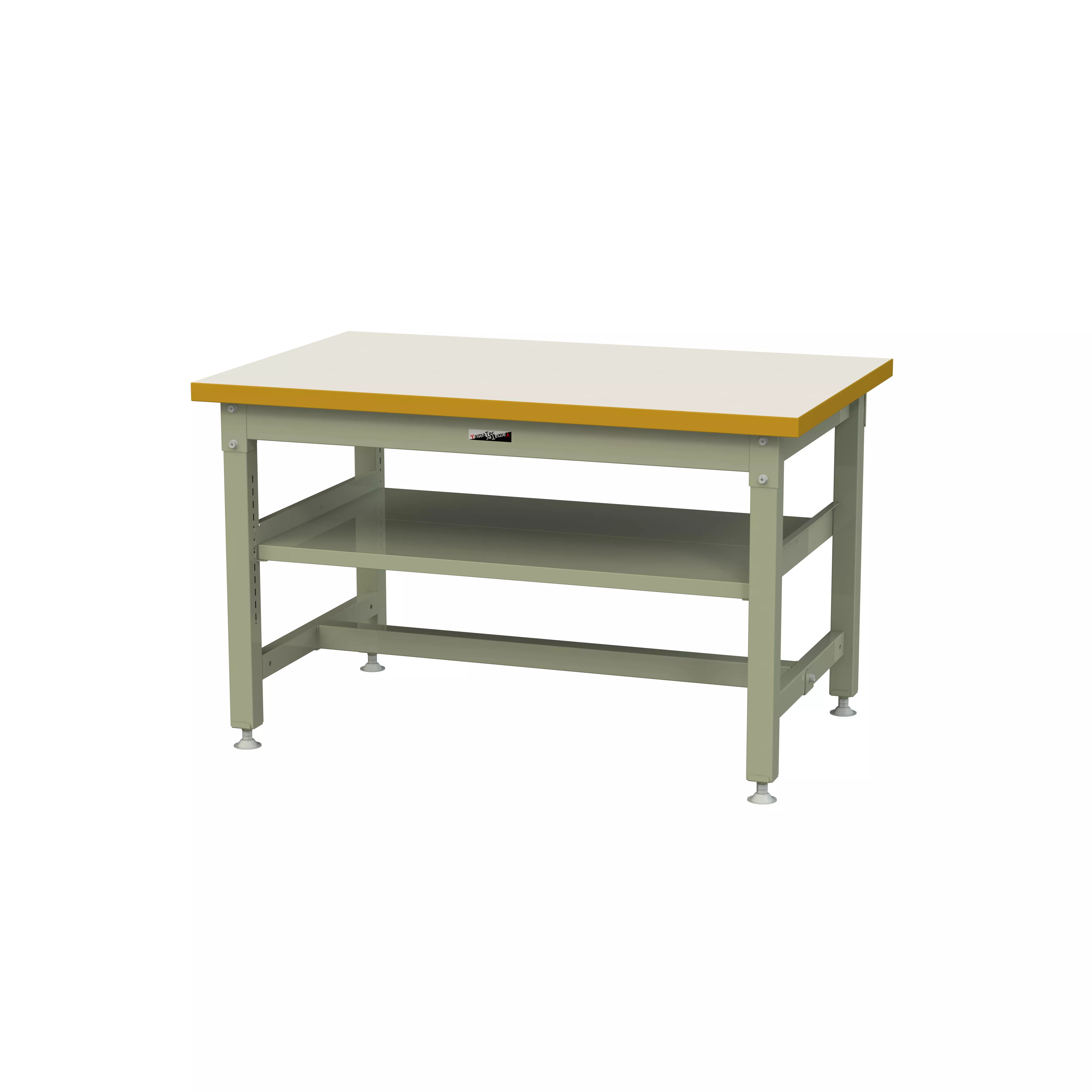 スーパータイプ 固定式 中間棚付 H740mm（上段全面棚板）