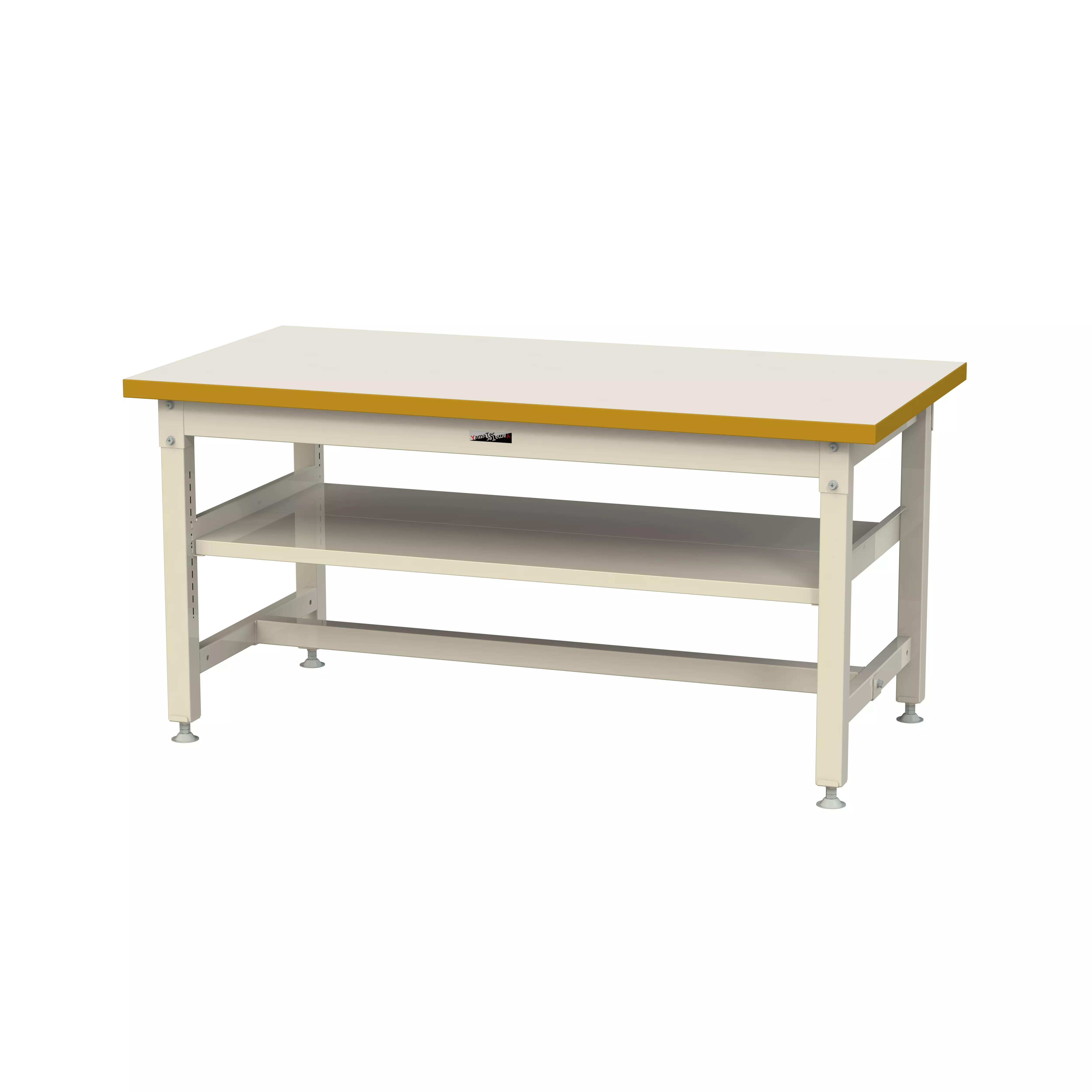 スーパータイプ 固定式 中間棚付 H740mm(上段全面棚板)