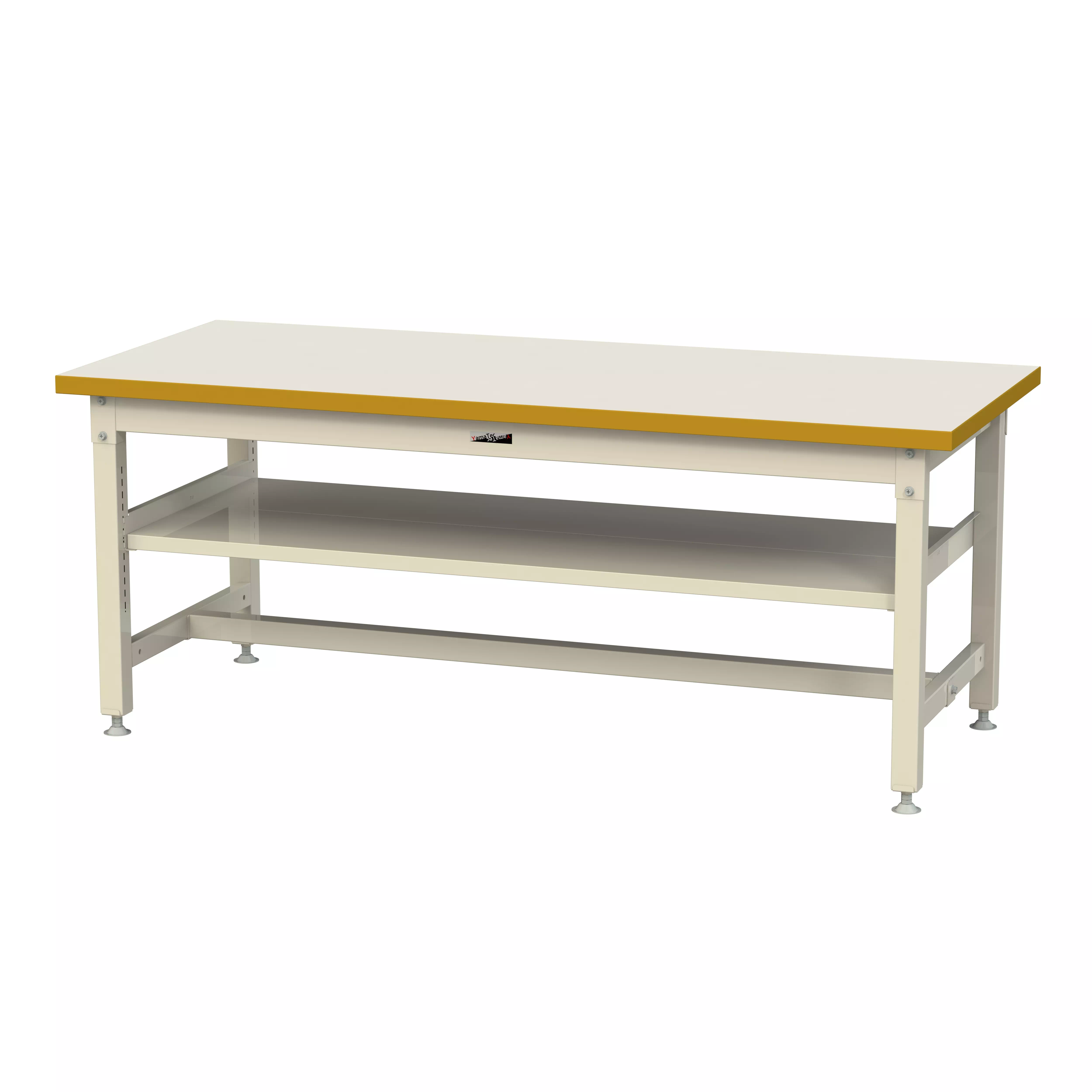 スーパータイプ 固定式 中間棚付 H740mm（上段全面棚板）