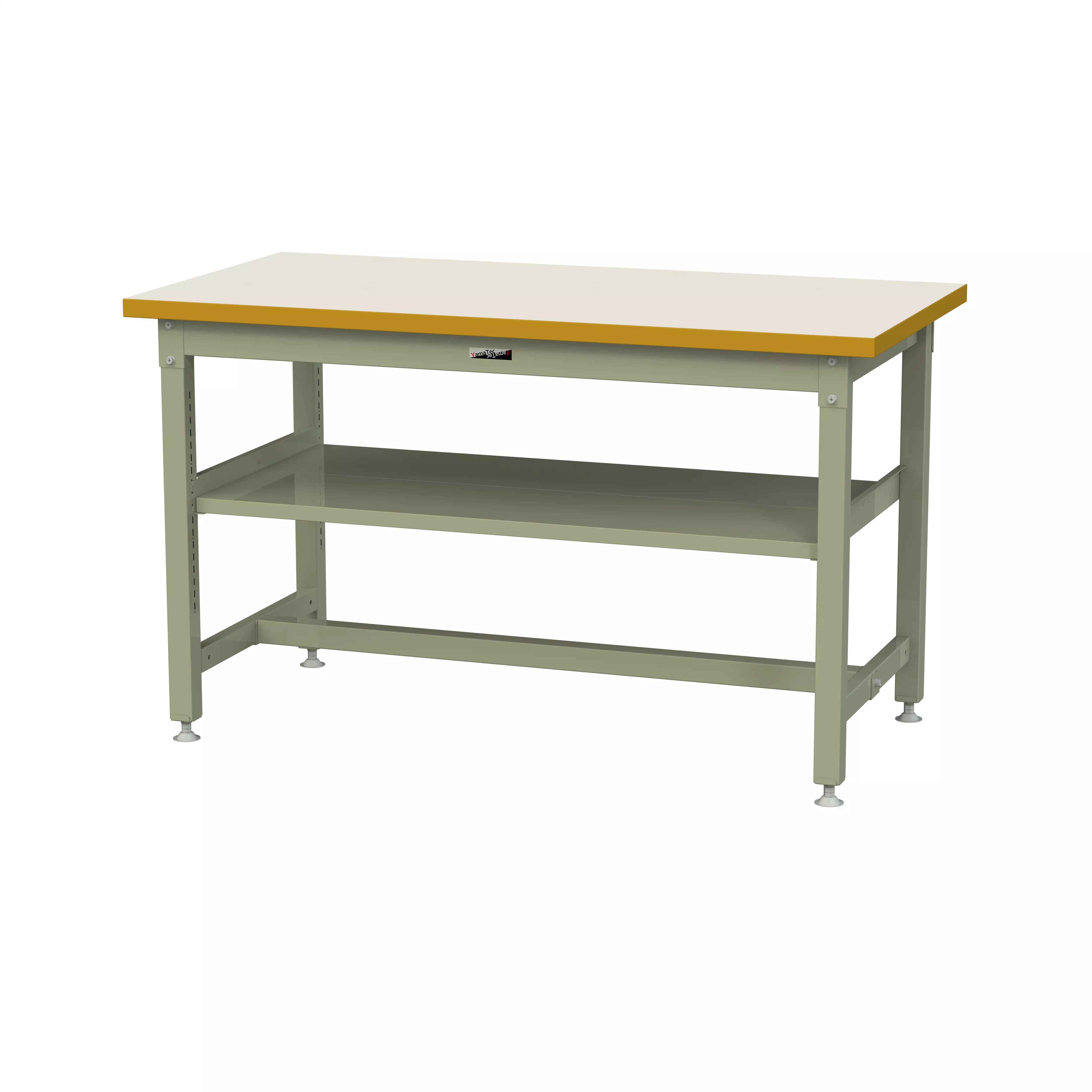 スーパータイプ 固定式 中間棚付 H900mm（上段全面棚板）