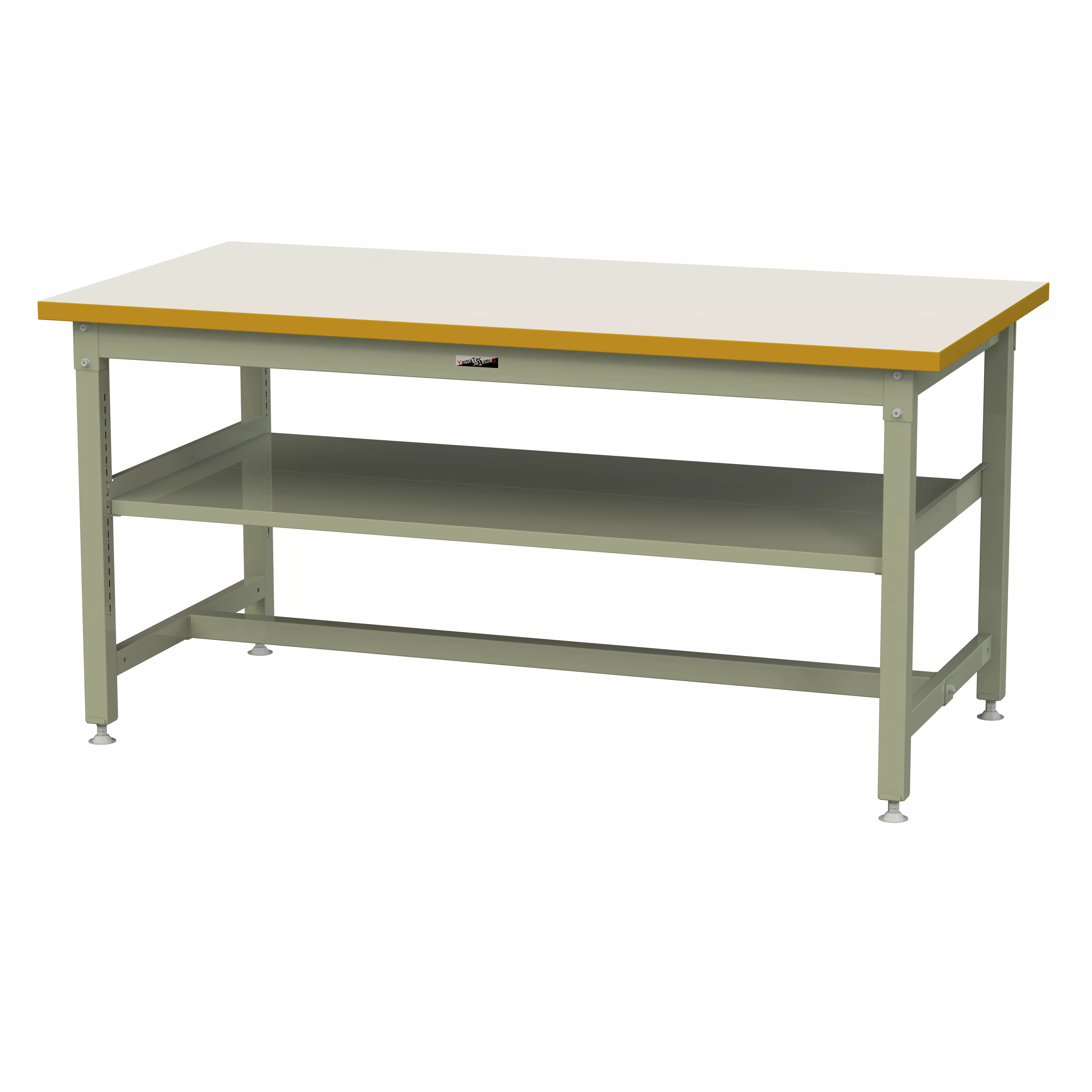 スーパータイプ 固定式 中間棚付 H900mm（上段全面棚板）