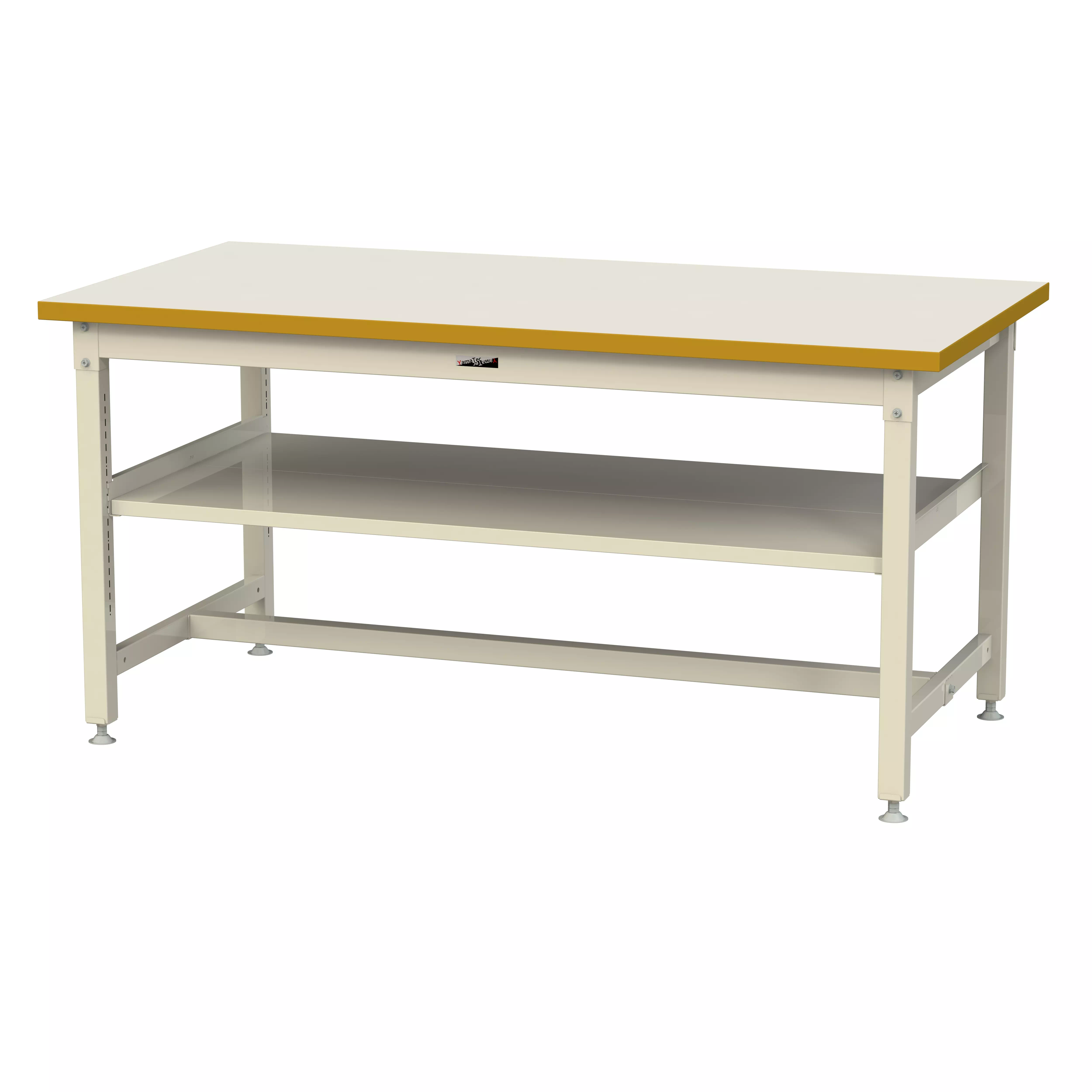 スーパータイプ 固定式 中間棚付 H900mm（上段全面棚板）