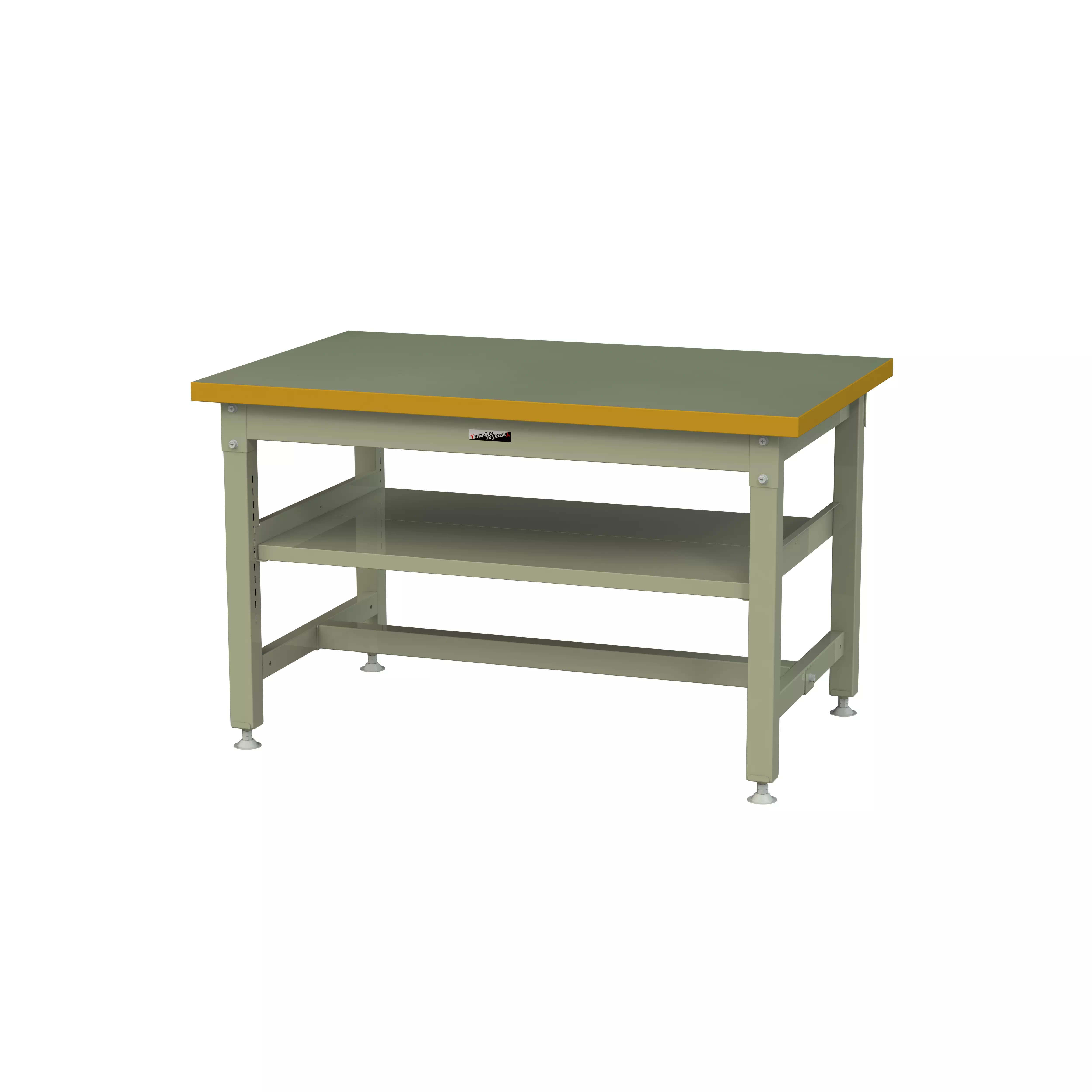 スーパータイプ 固定式 中間棚付 H740mm（上段全面棚板）