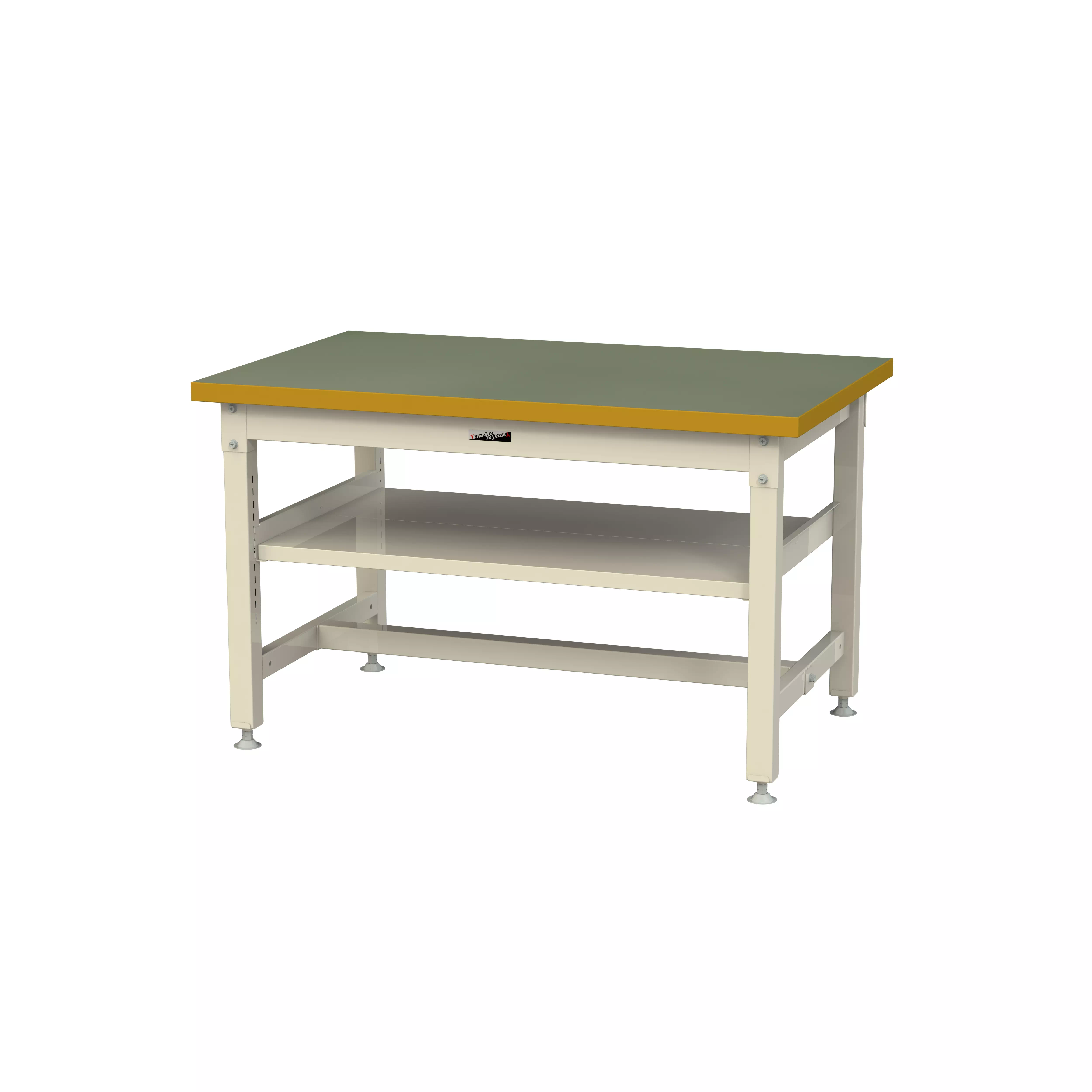 スーパータイプ 固定式 中間棚付 H740mm(上段全面棚板)