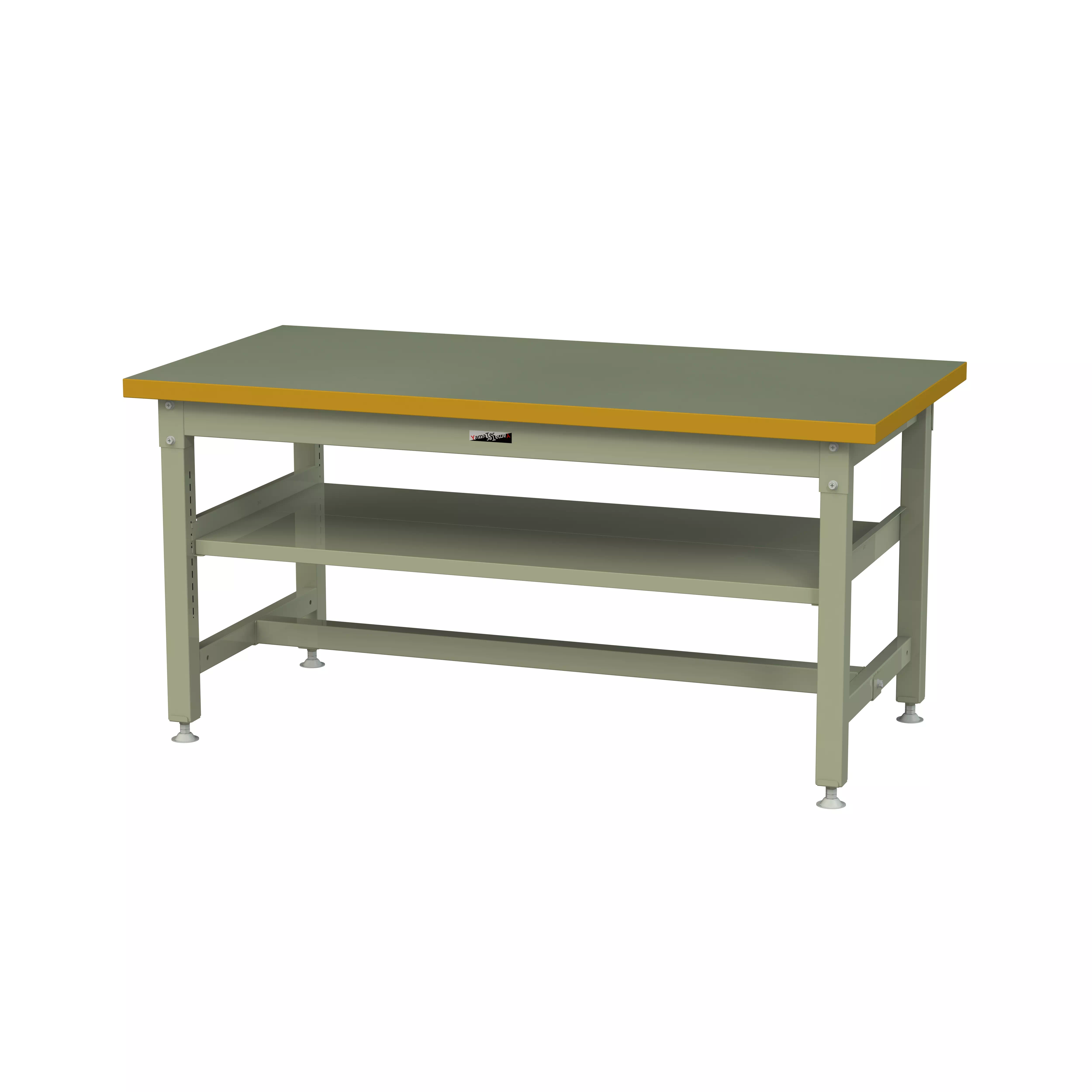 スーパータイプ 固定式 中間棚付 H740mm（上段全面棚板）