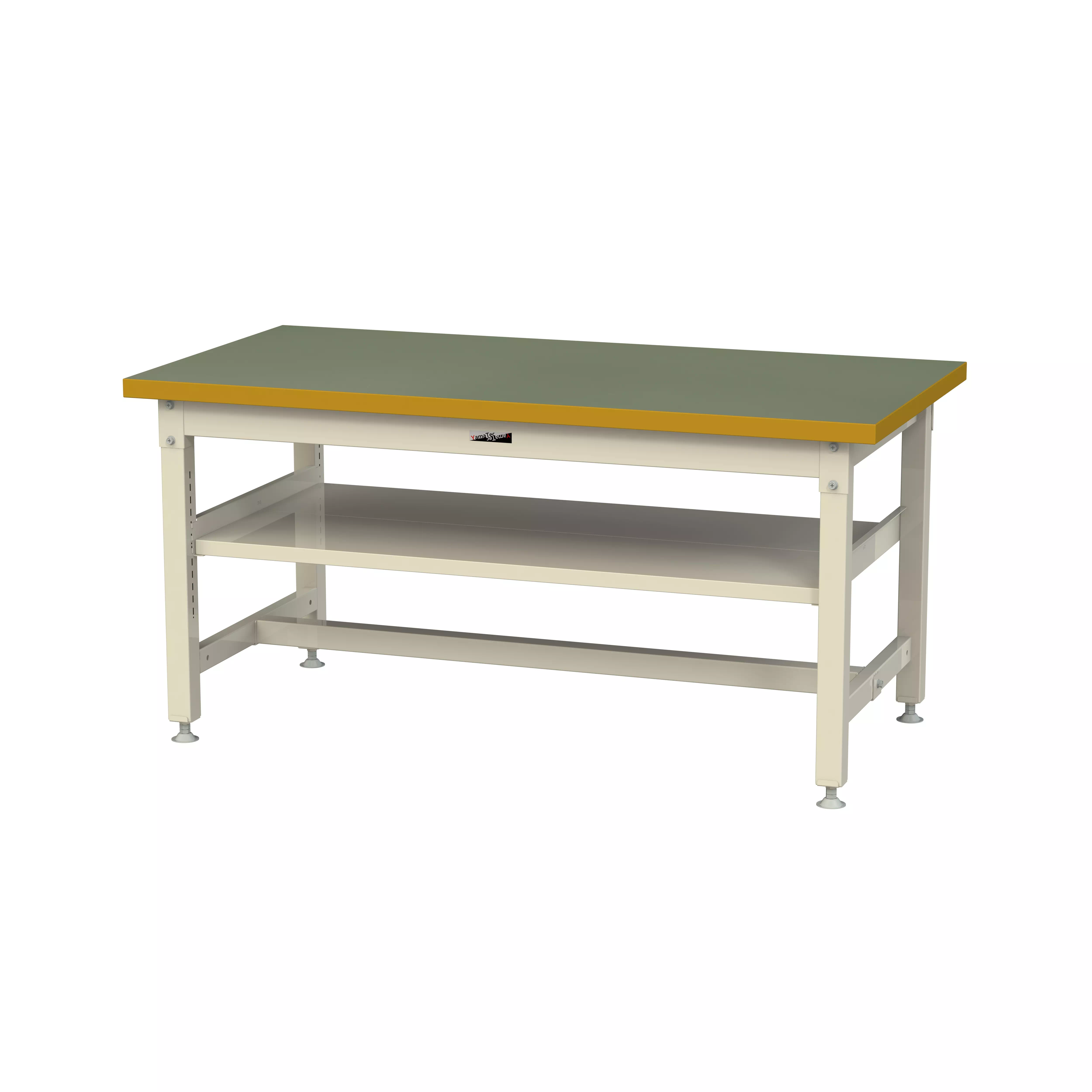 スーパータイプ 固定式 中間棚付 H740mm(上段全面棚板)