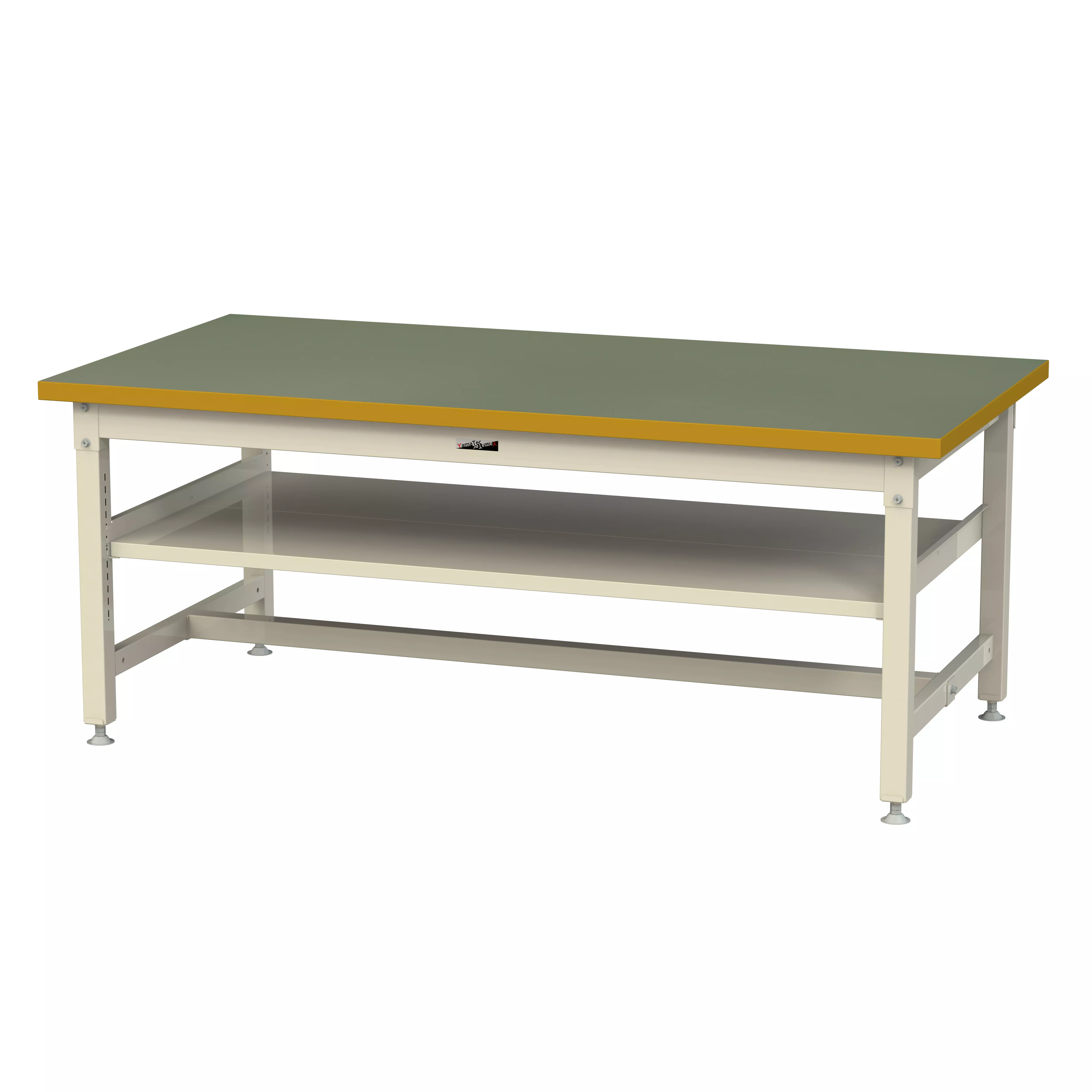 スーパータイプ 固定式 中間棚付 H740mm(上段全面棚板)