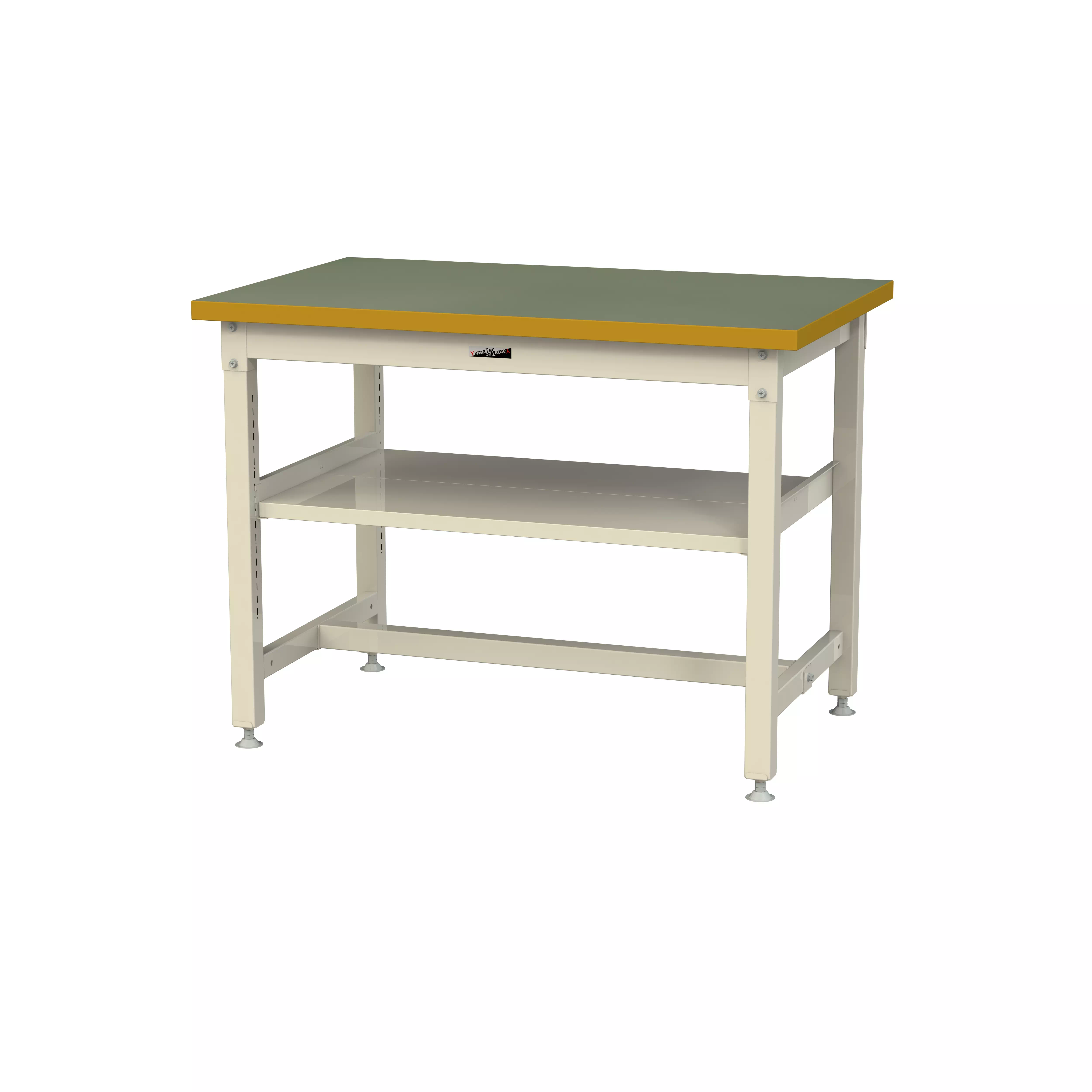 スーパータイプ 固定式 中間棚付 H900mm(上段全面棚板)