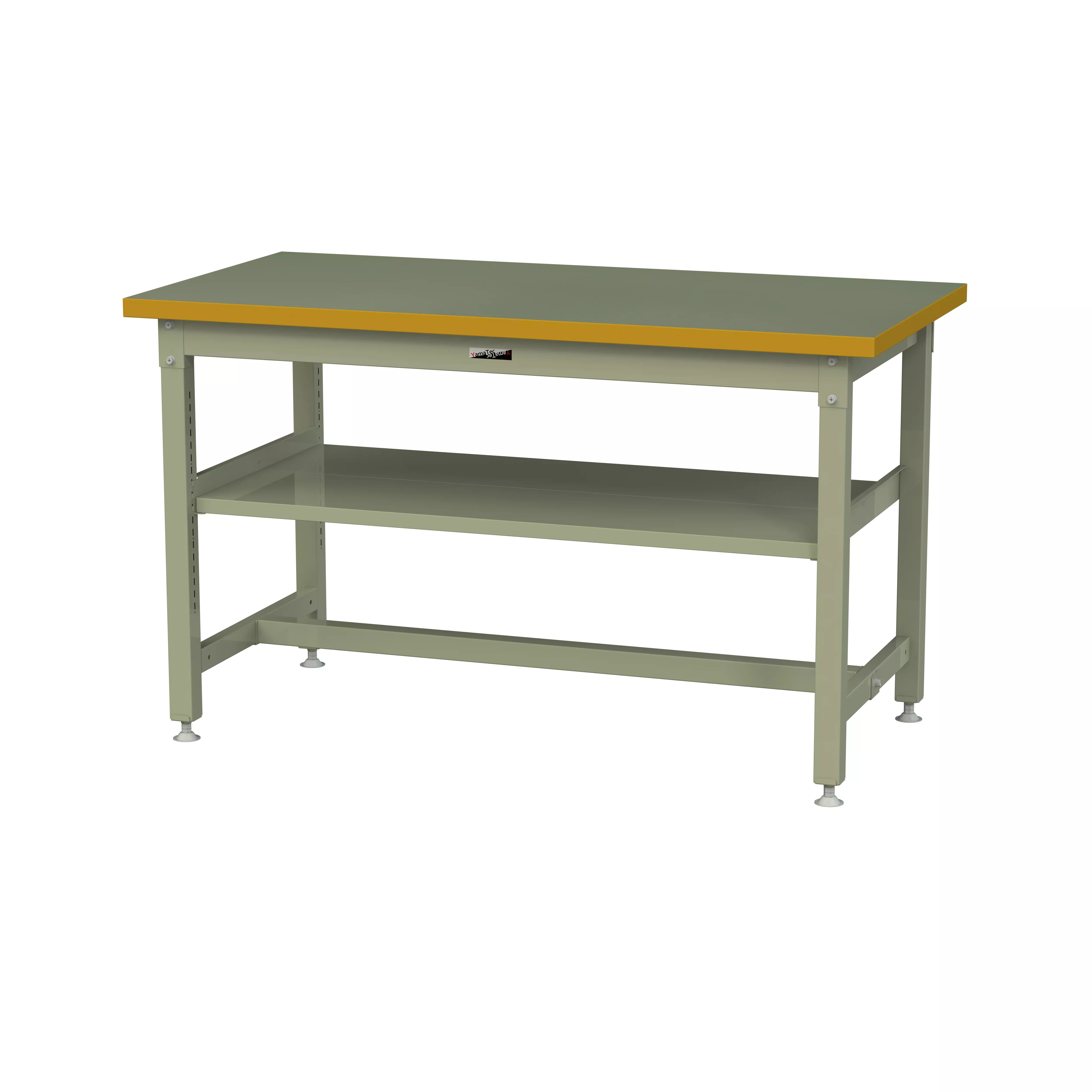 スーパータイプ 固定式 中間棚付 H900mm（上段全面棚板）