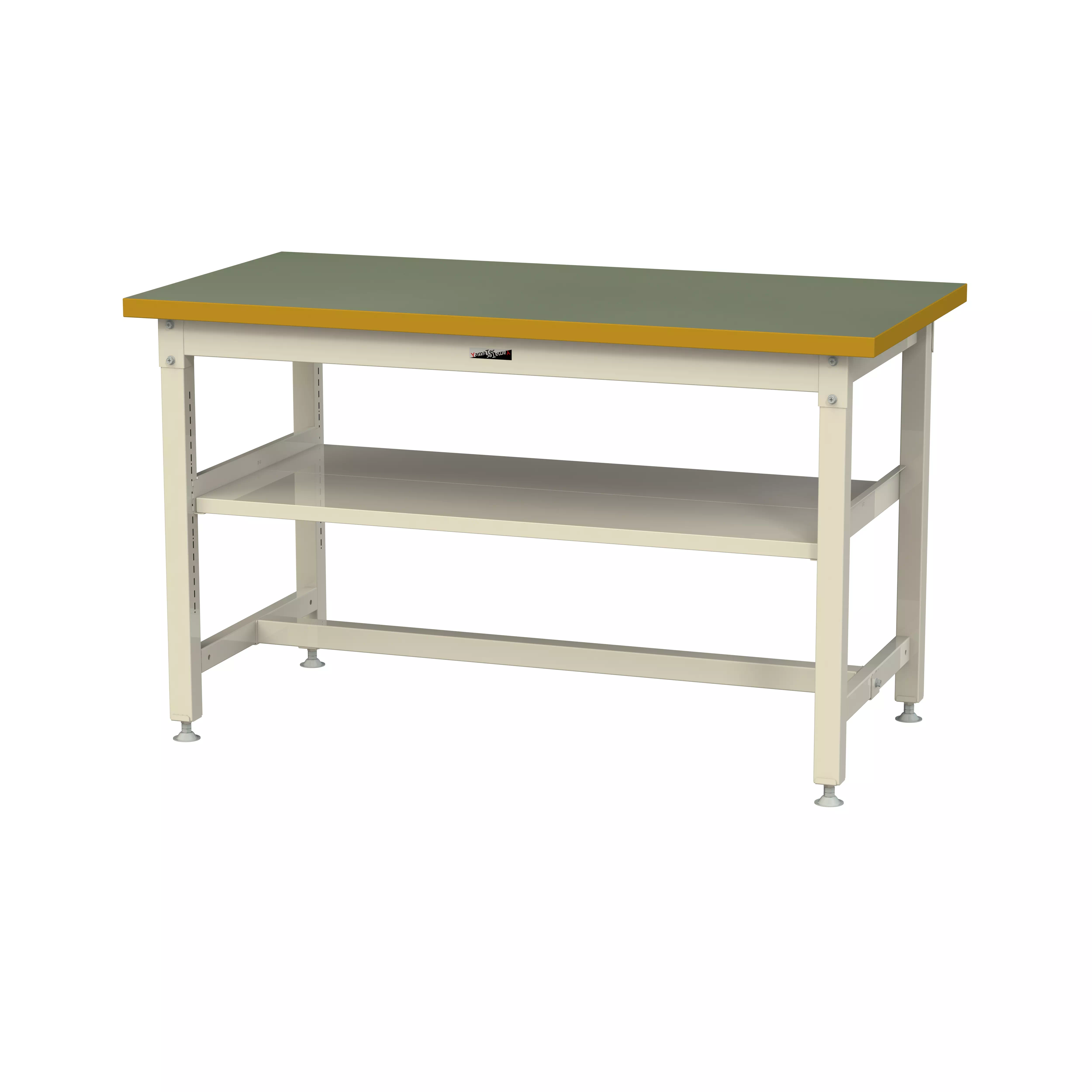 スーパータイプ 固定式 中間棚付 H900mm（上段全面棚板）