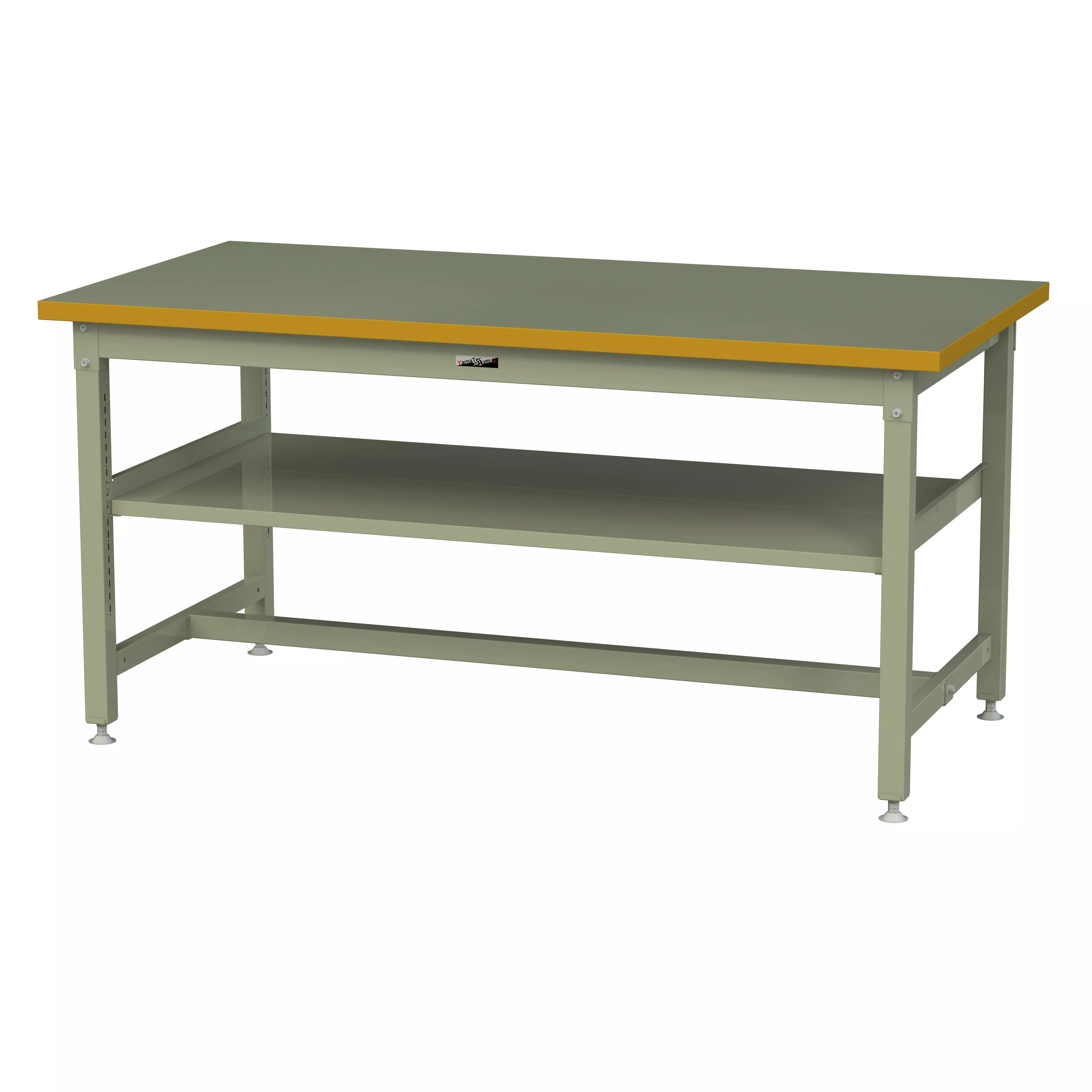 スーパータイプ 固定式 中間棚付 H900mm（上段全面棚板）