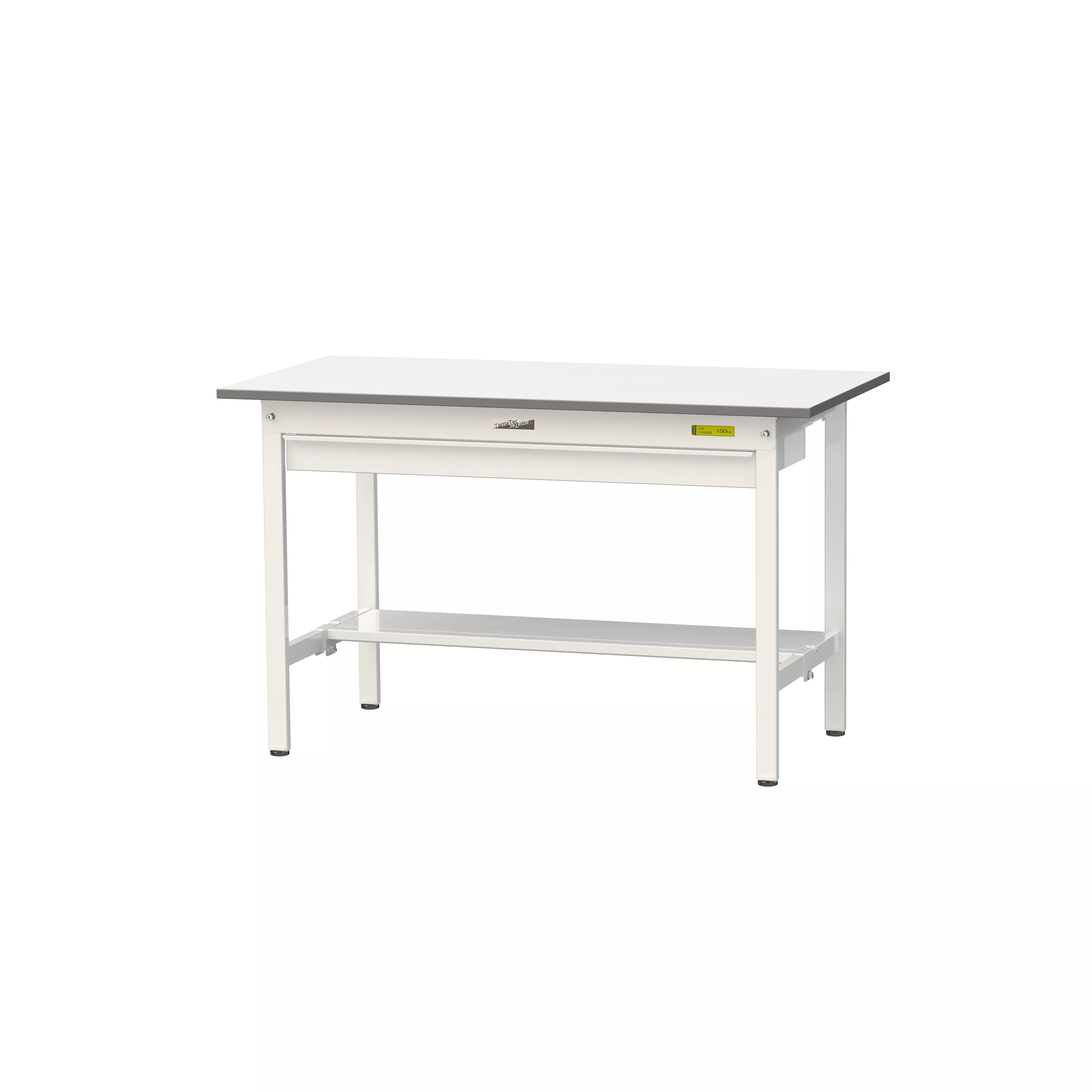 150シリーズ 固定式 ワイド引出し付 H740mm（半面棚板付）