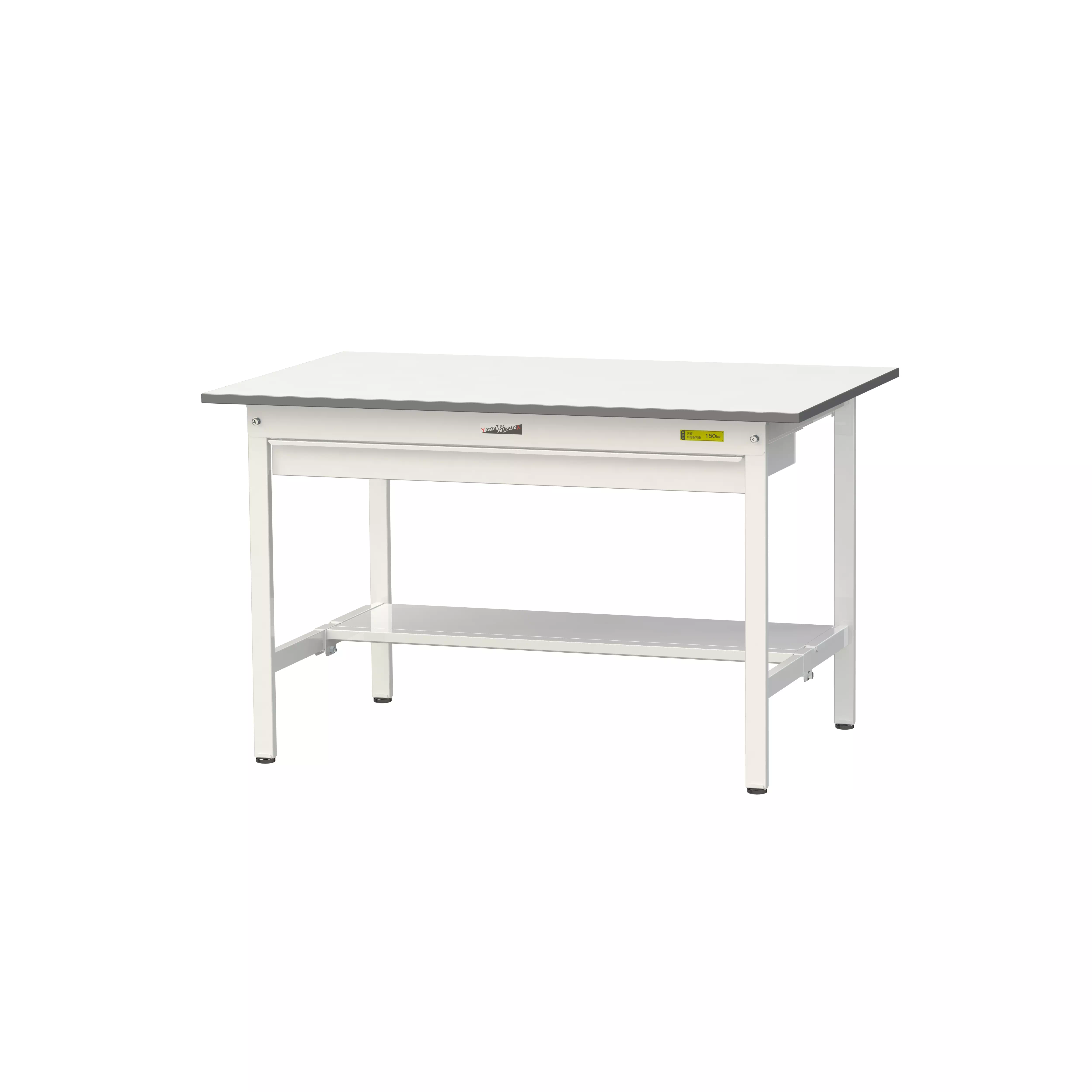 150シリーズ 固定式 ワイド引出し付 H740mm(半面棚板付)