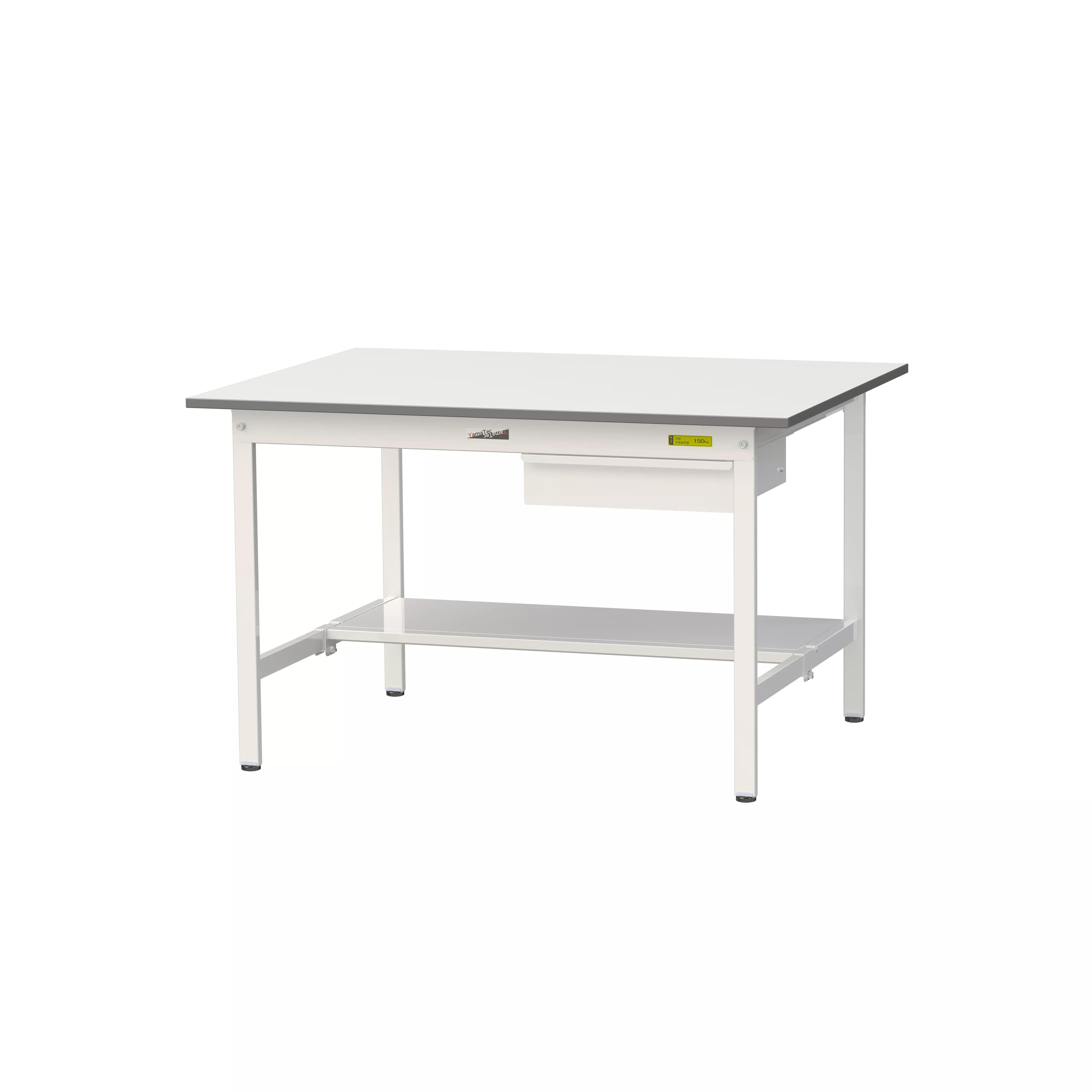 150シリーズ 固定式 キャビネット付 H740mm(半面棚板付)