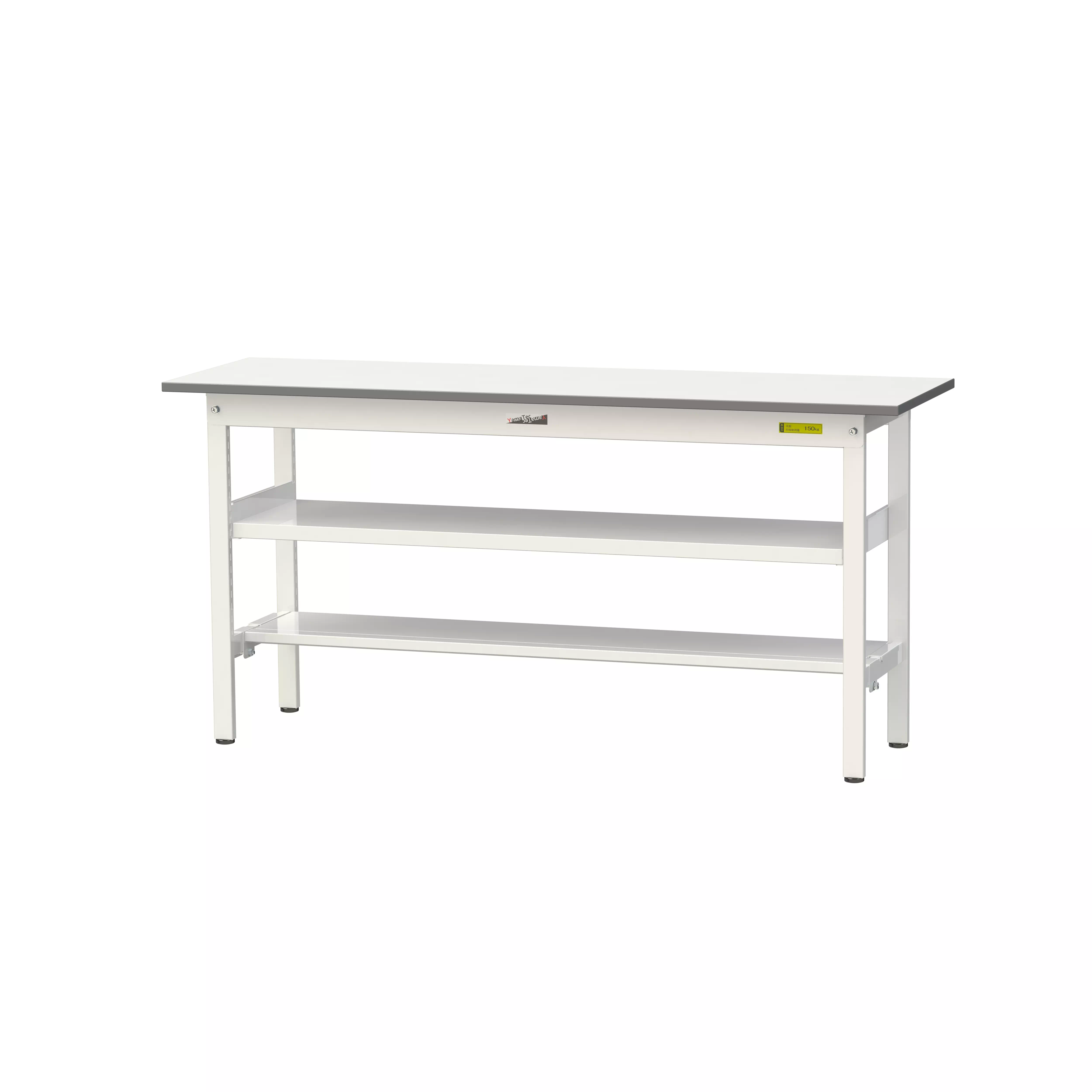 150シリーズ 固定式 中間棚付 H740mm（下段半面棚板）