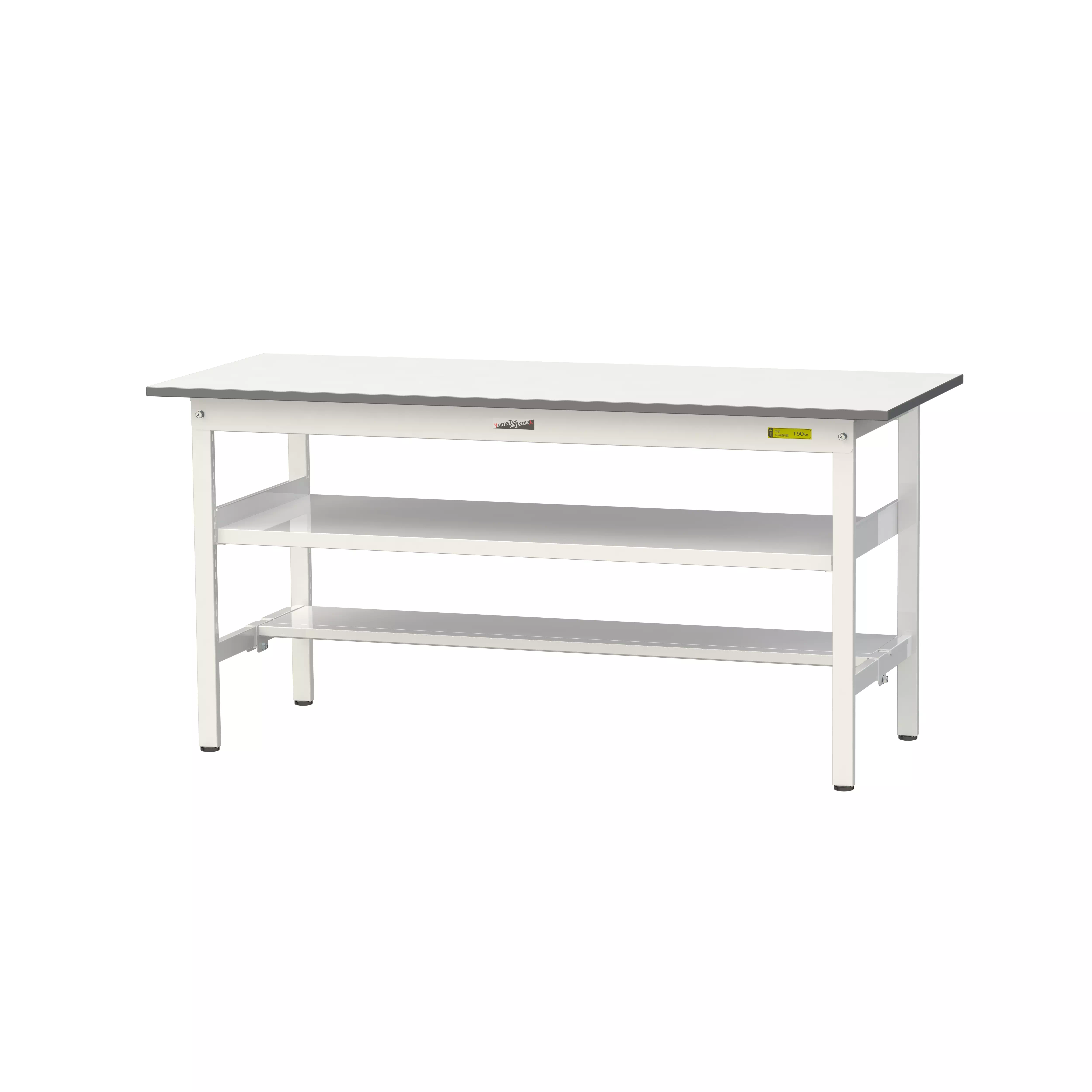 150シリーズ 固定式 中間棚付 H740mm(下段半面棚板)
