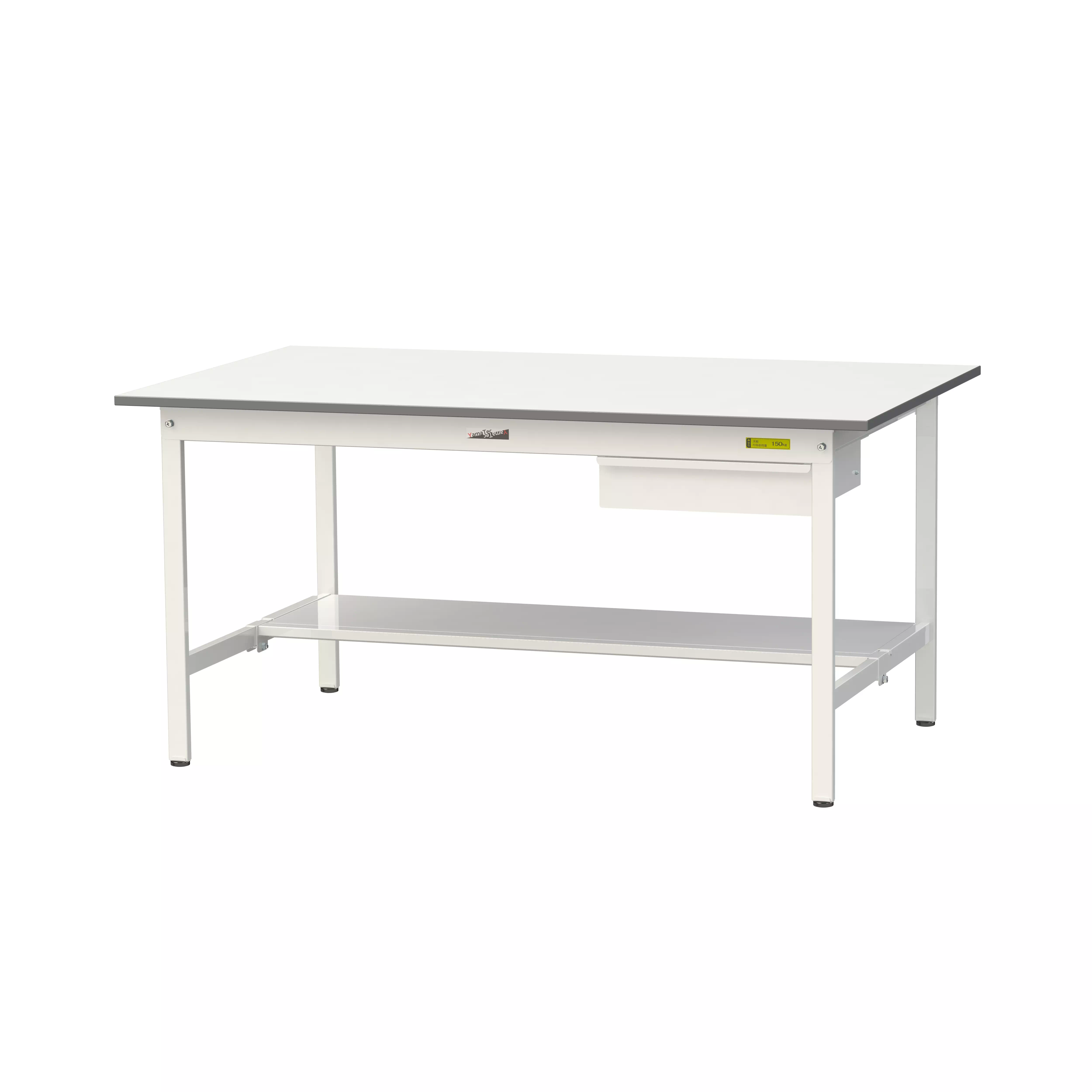 150シリーズ 固定式 キャビネット付 H740mm(半面棚板付)