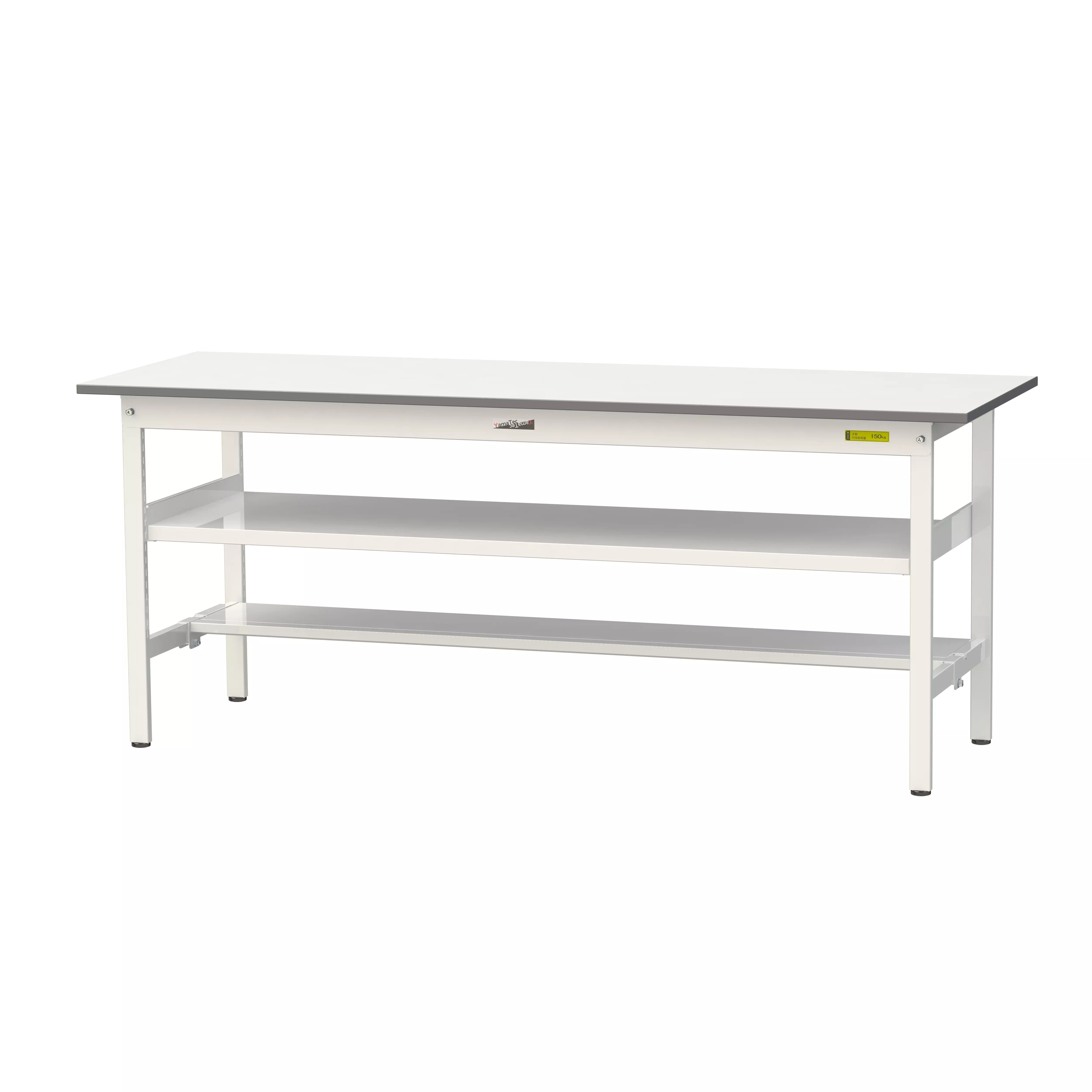 150シリーズ 固定式 中間棚付 H740mm（下段半面棚板）