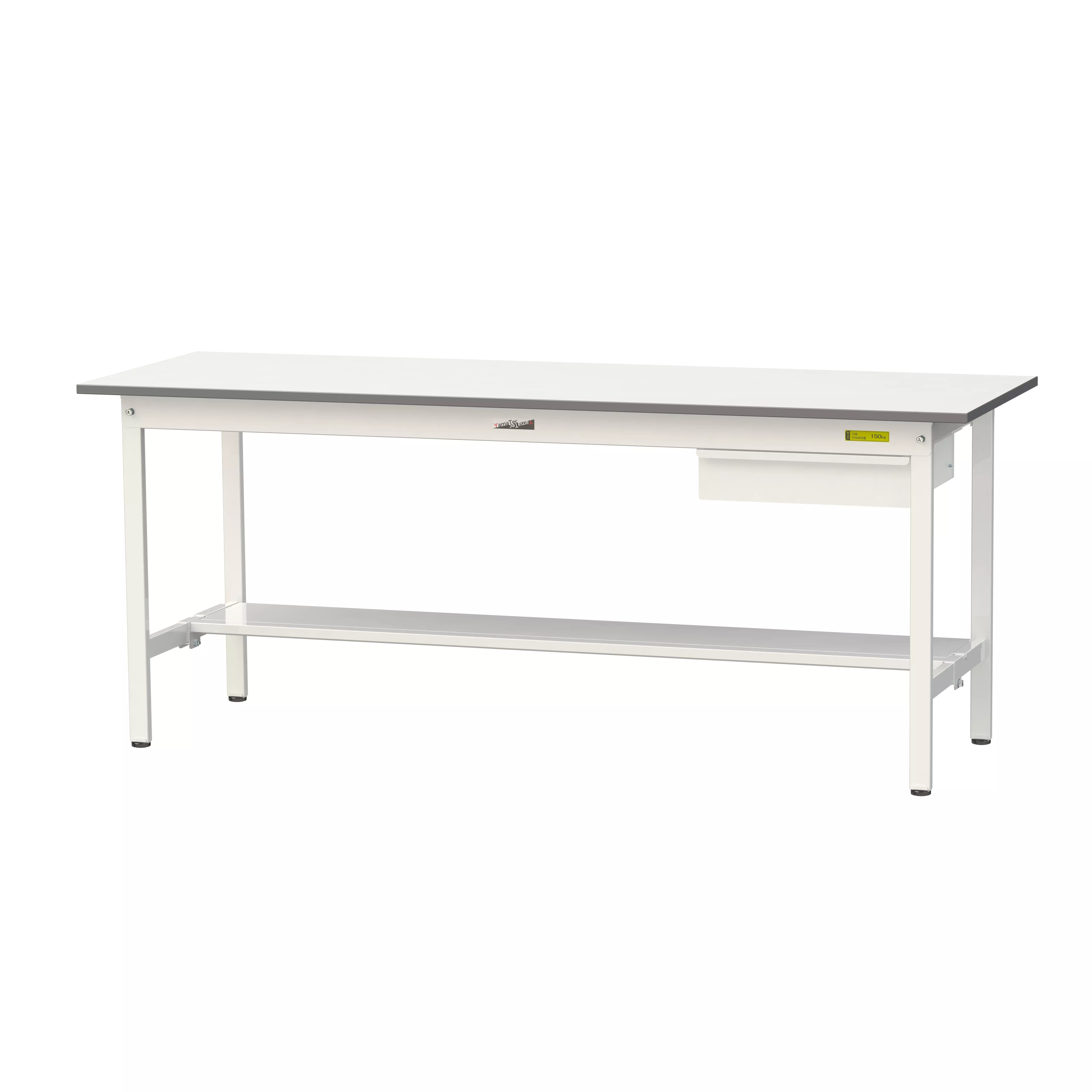 150シリーズ 固定式 キャビネット付 H740mm(半面棚板付)