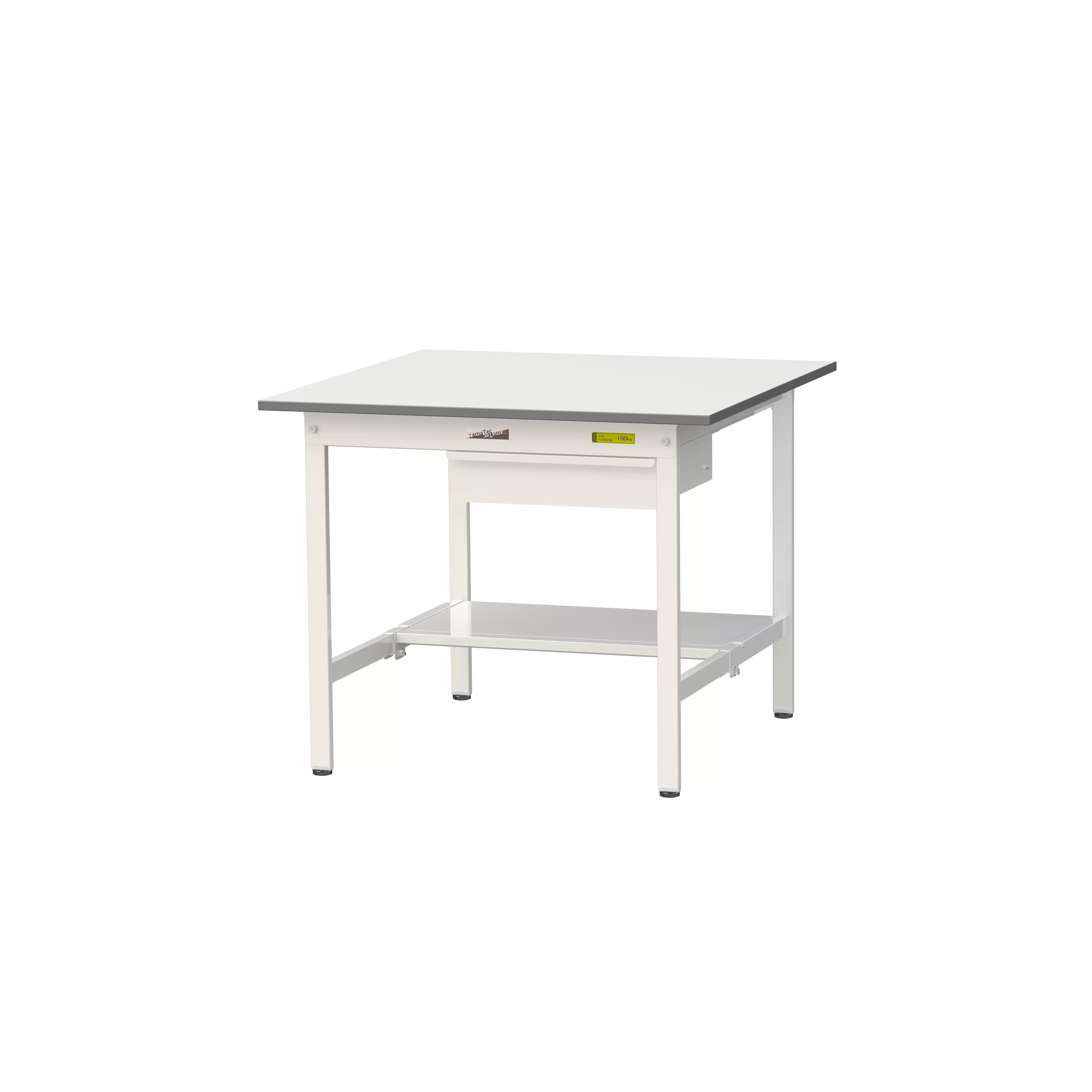 150シリーズ 固定式 キャビネット付 H740mm(半面棚板付)