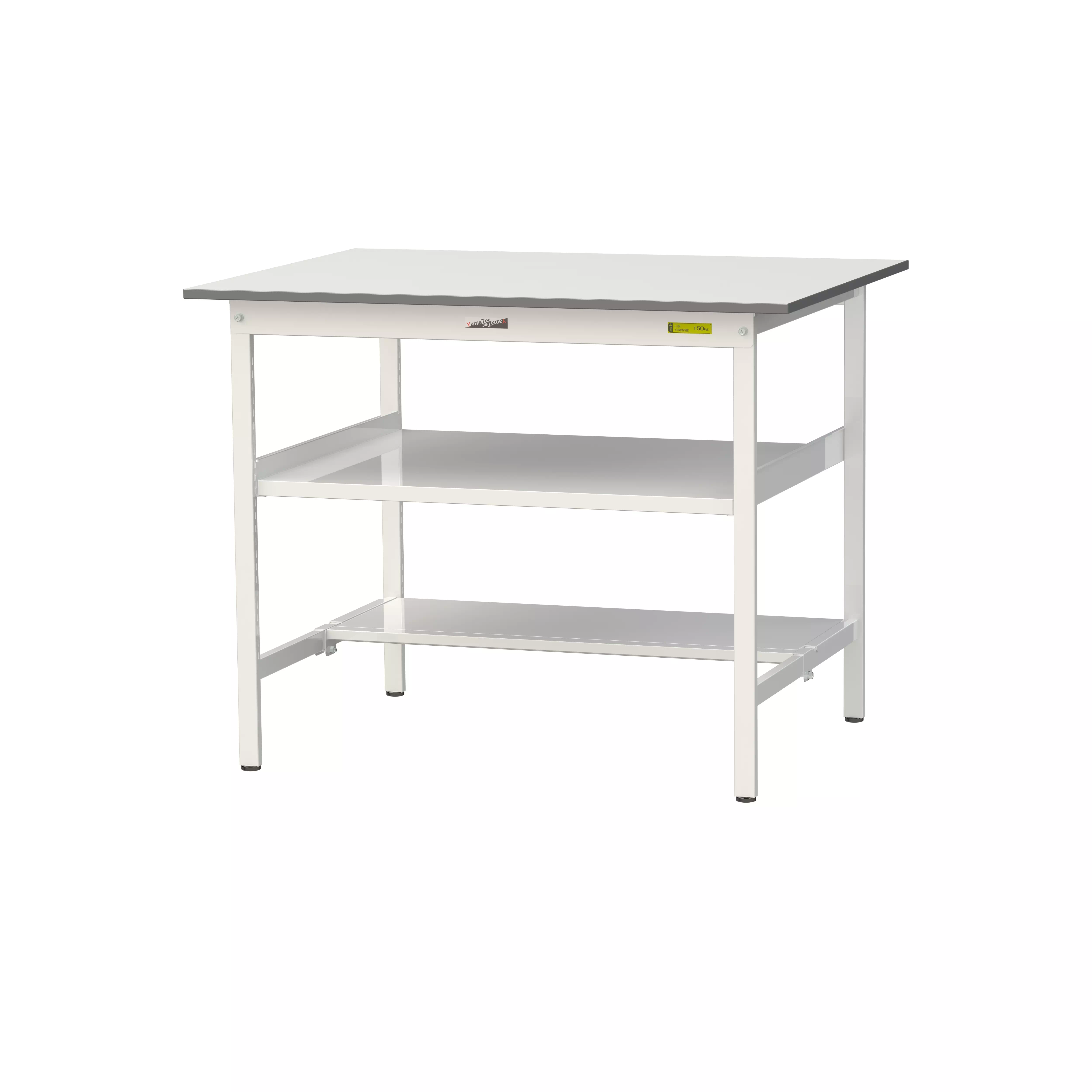 150シリーズ 固定式 中間棚付 H950mm（下段半面棚板）