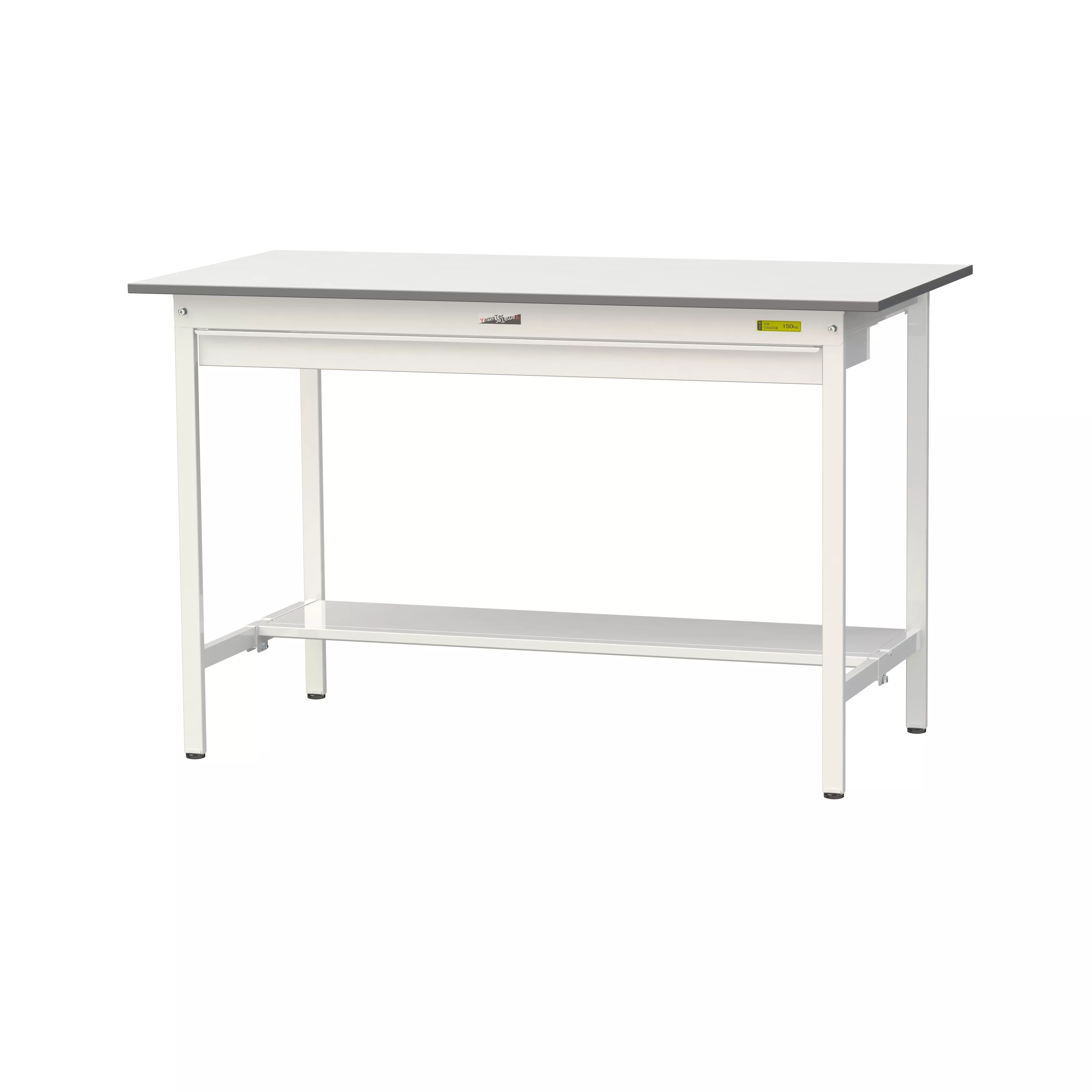 150シリーズ 固定式 ワイド引出し付 H950mm(半面棚板付)