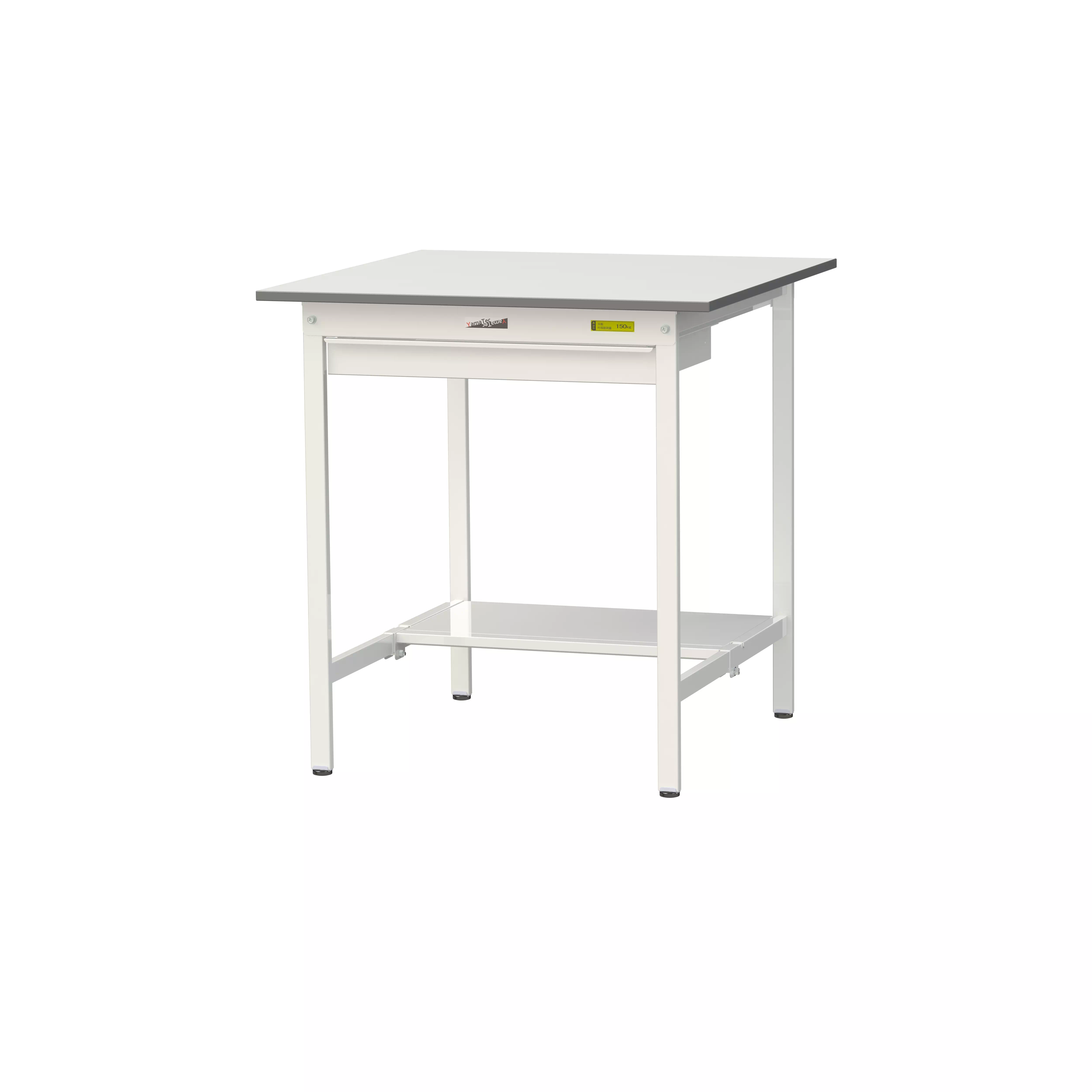 150シリーズ 固定式 ワイド引出し付 H950mm（半面棚板付）