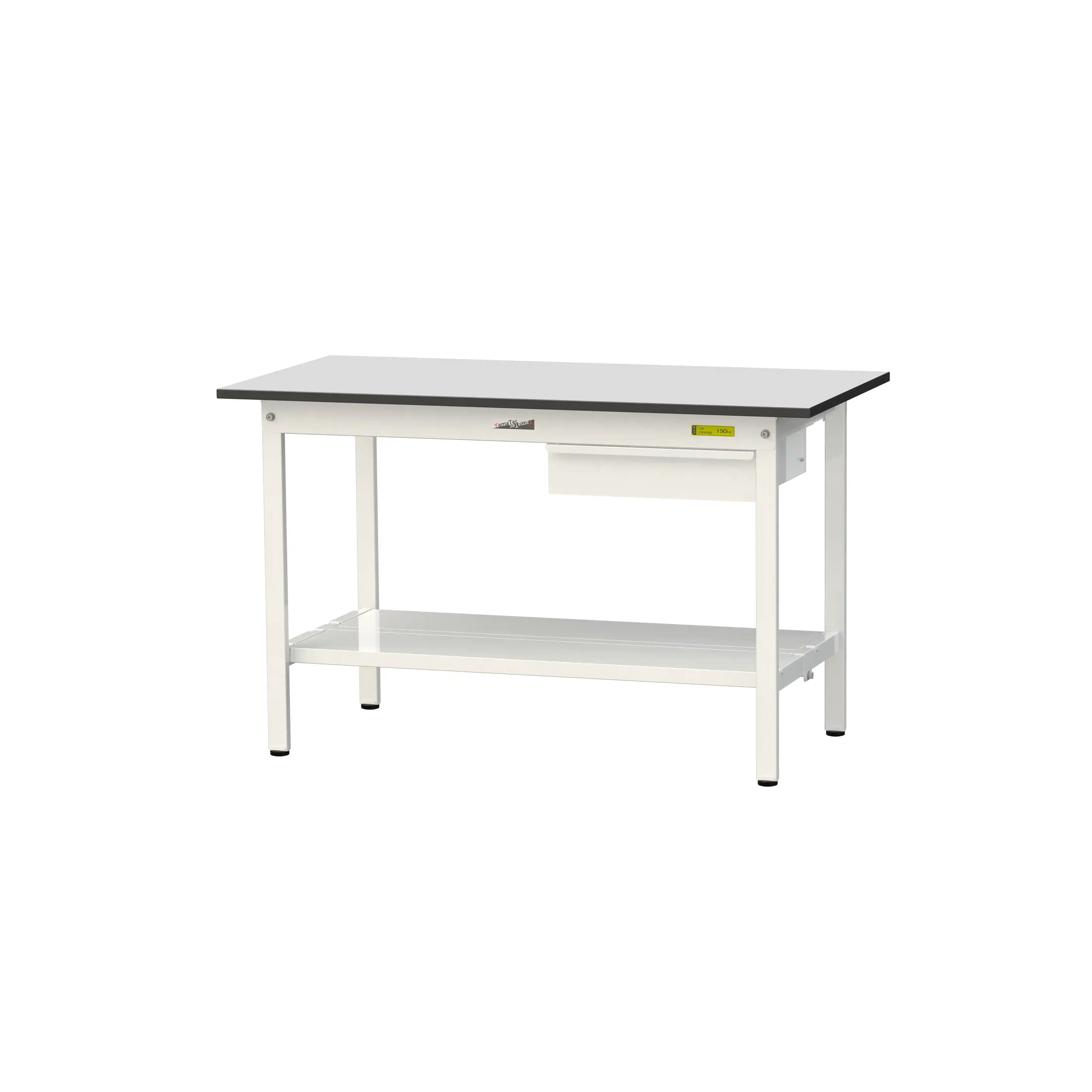 150シリーズ固定式 キャビネット付 RoHS2指令対応塩ビシート天板仕様 H740mm(下段全面棚板)