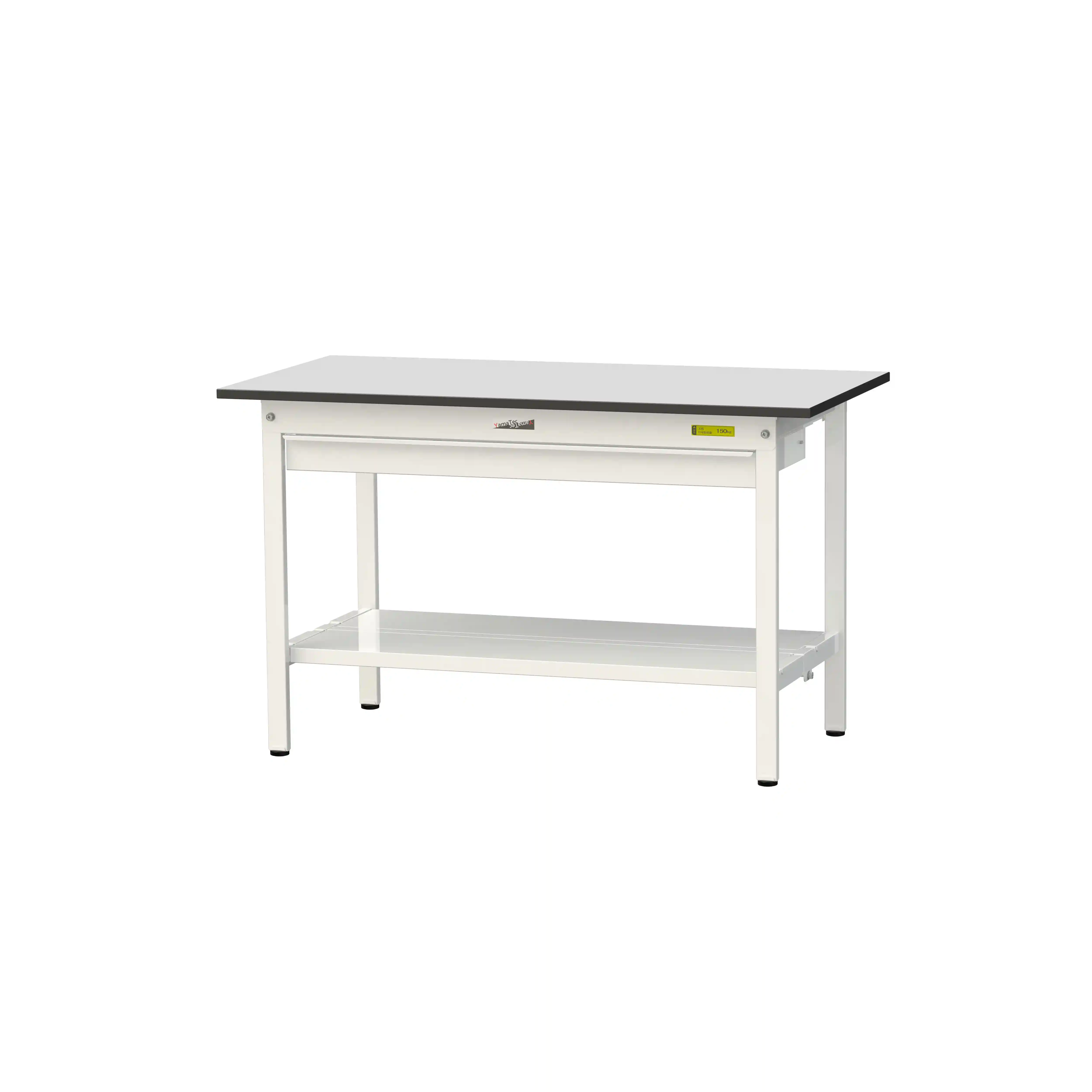 150シリーズ固定式 ワイド引出し付 RoHS2指令対応塩ビシート天板仕様 H740mm(下段全面棚板)