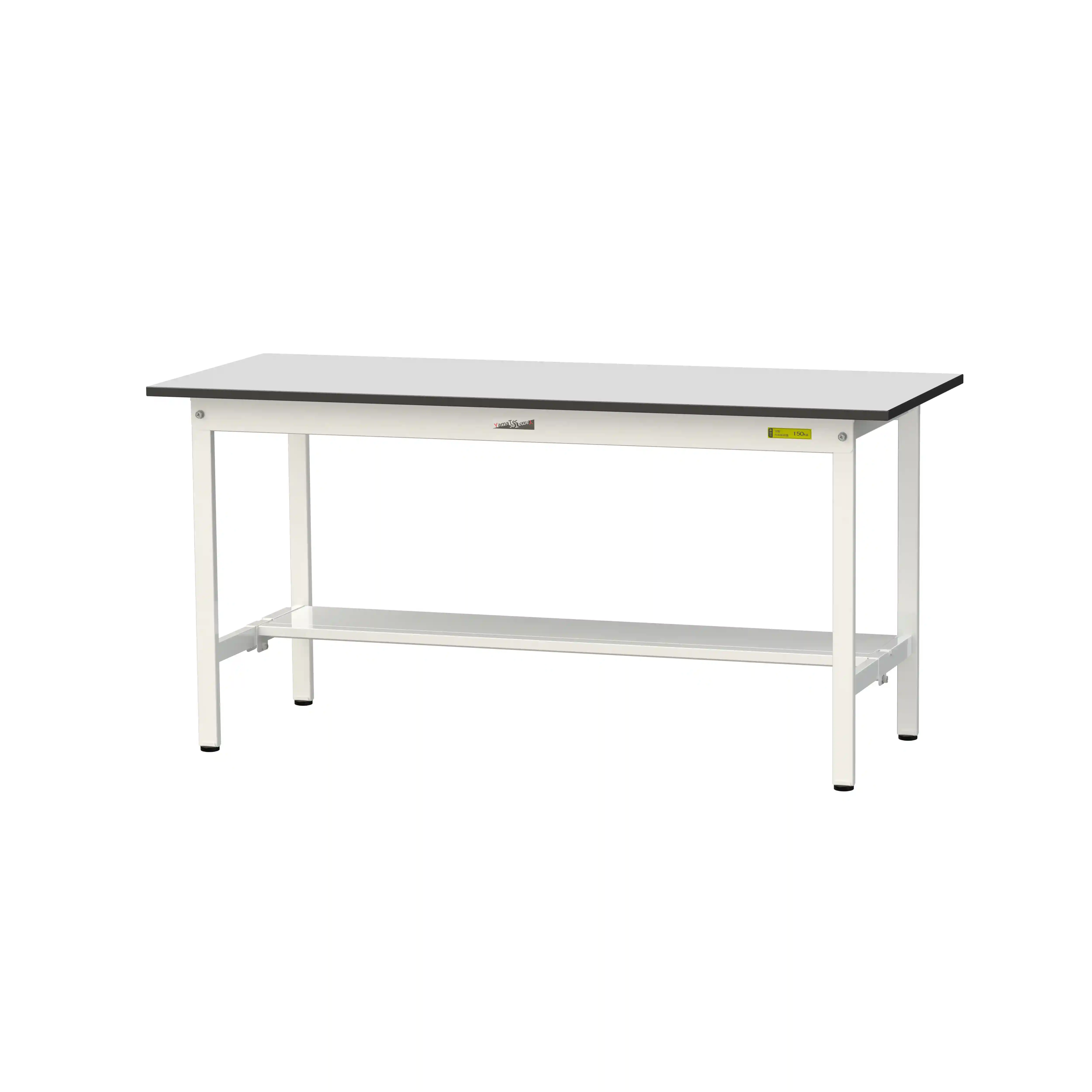 150シリーズ固定式 RoHS2指令対応塩ビシート天板仕様 H740mm(下段半面棚板)