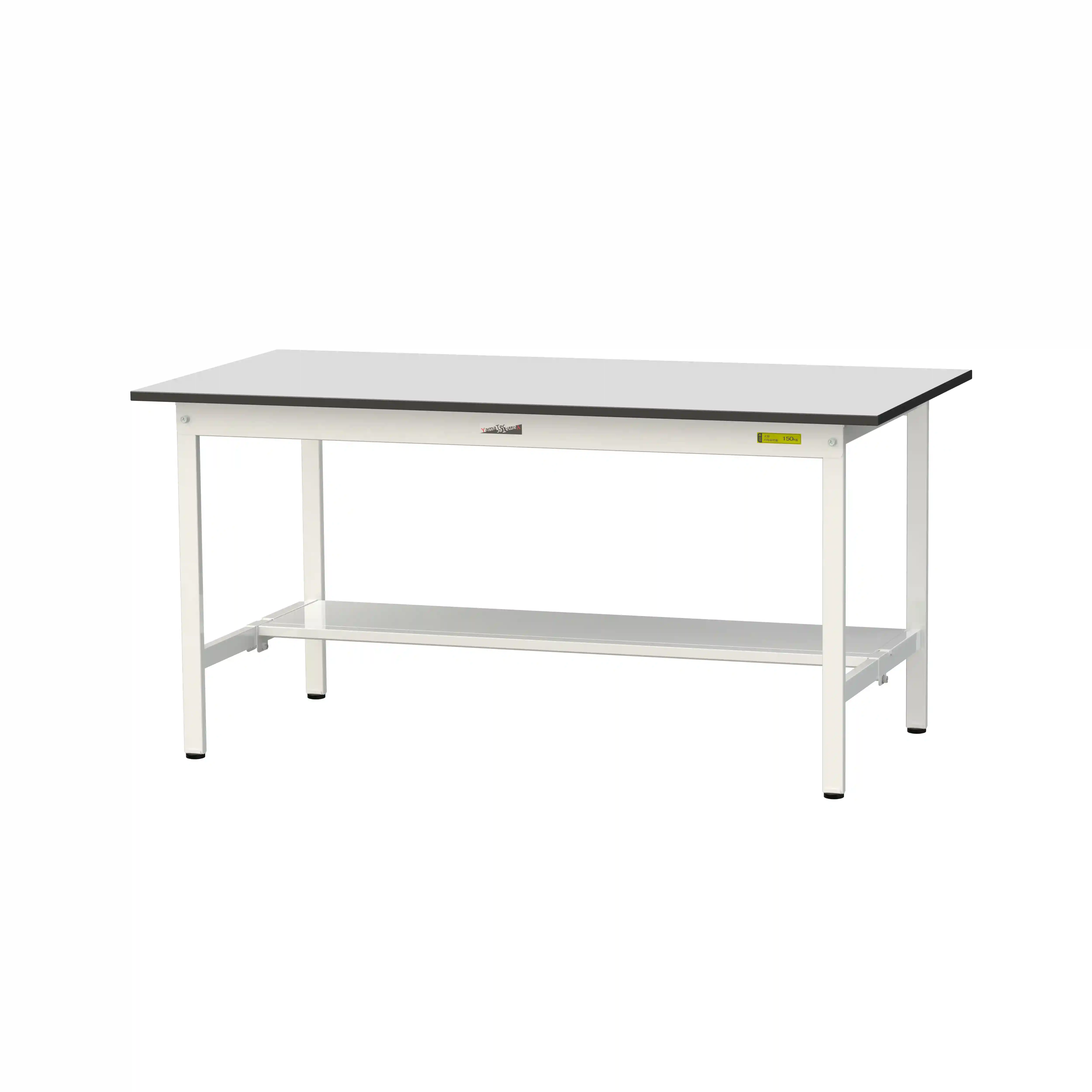 150シリーズ固定式 RoHS2指令対応塩ビシート天板仕様 H740mm(下段半面棚板)