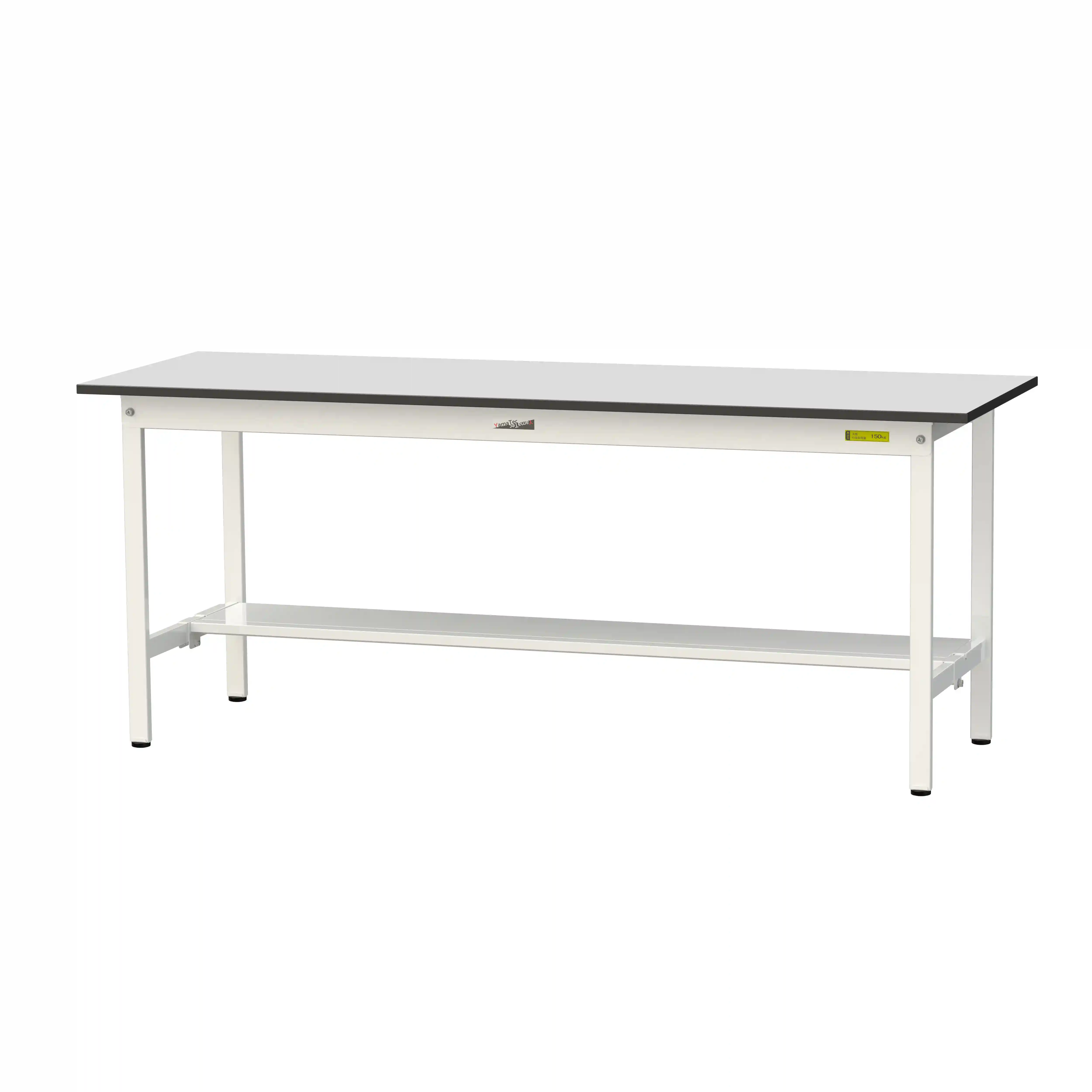 150シリーズ固定式 RoHS2指令対応塩ビシート天板仕様 H740mm(下段半面棚板)