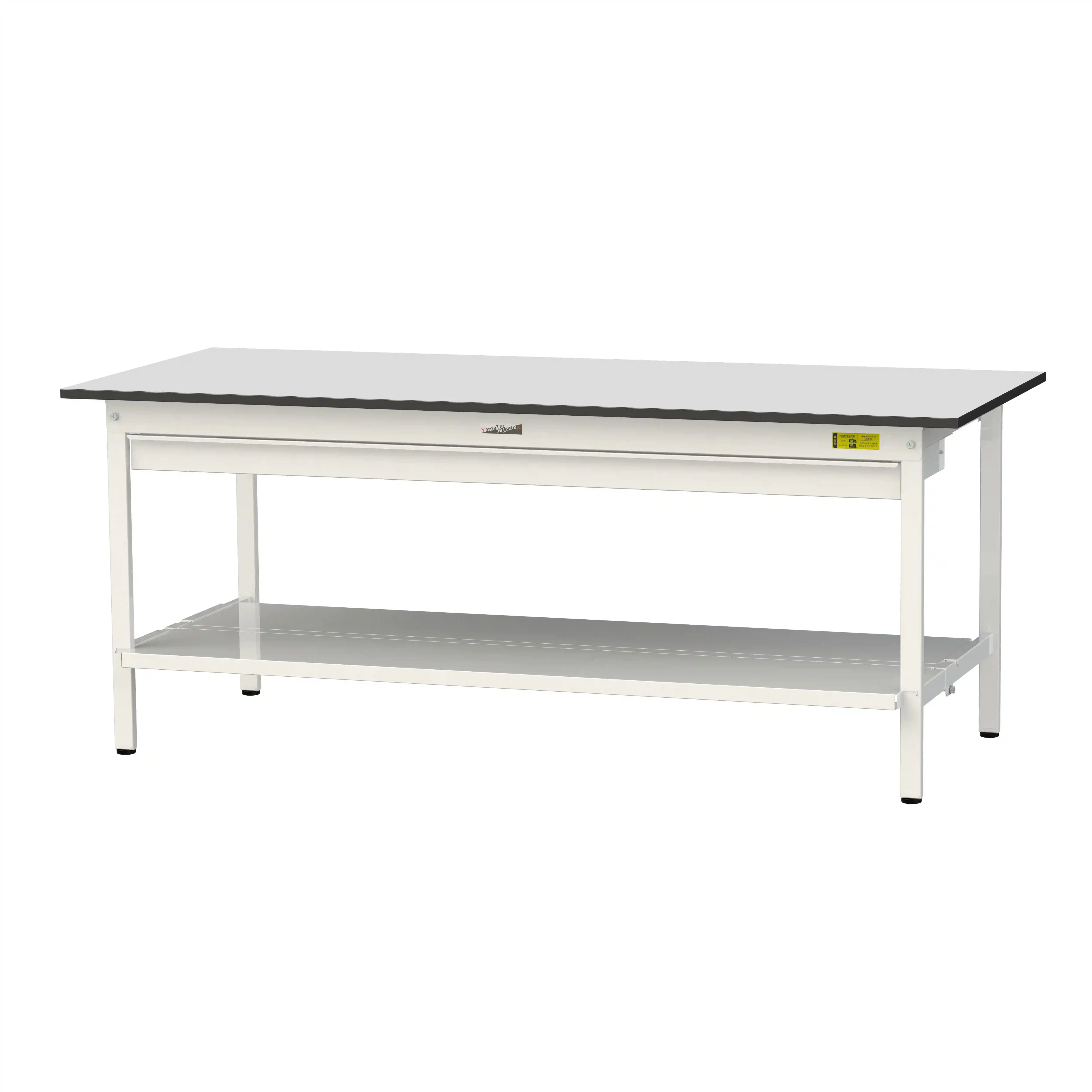 150シリーズ固定式 ワイド引出し付 RoHS2指令対応塩ビシート天板仕様 H740mm(下段全面棚板)