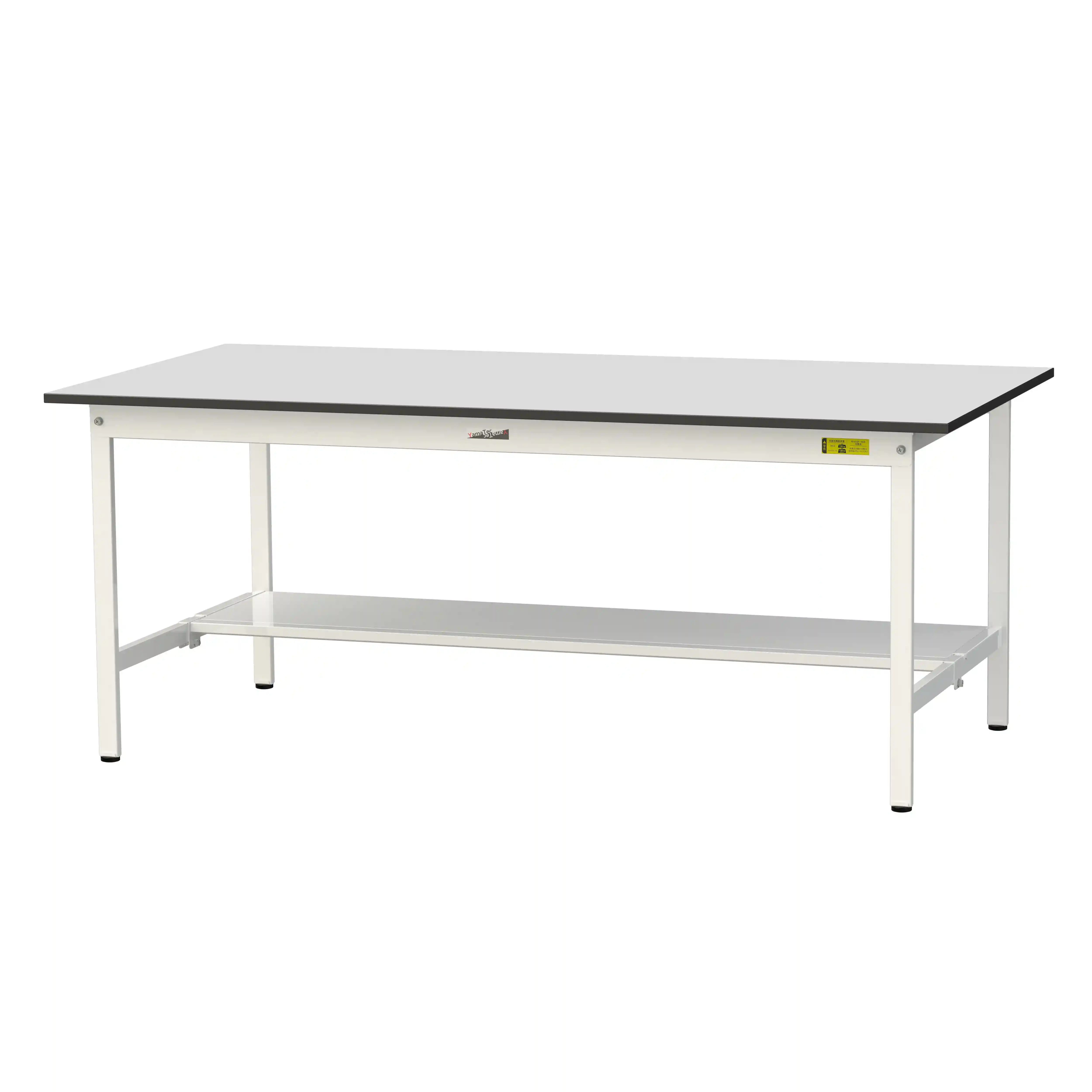 150シリーズ固定式 RoHS2指令対応塩ビシート天板仕様 H740mm(下段半面棚板)