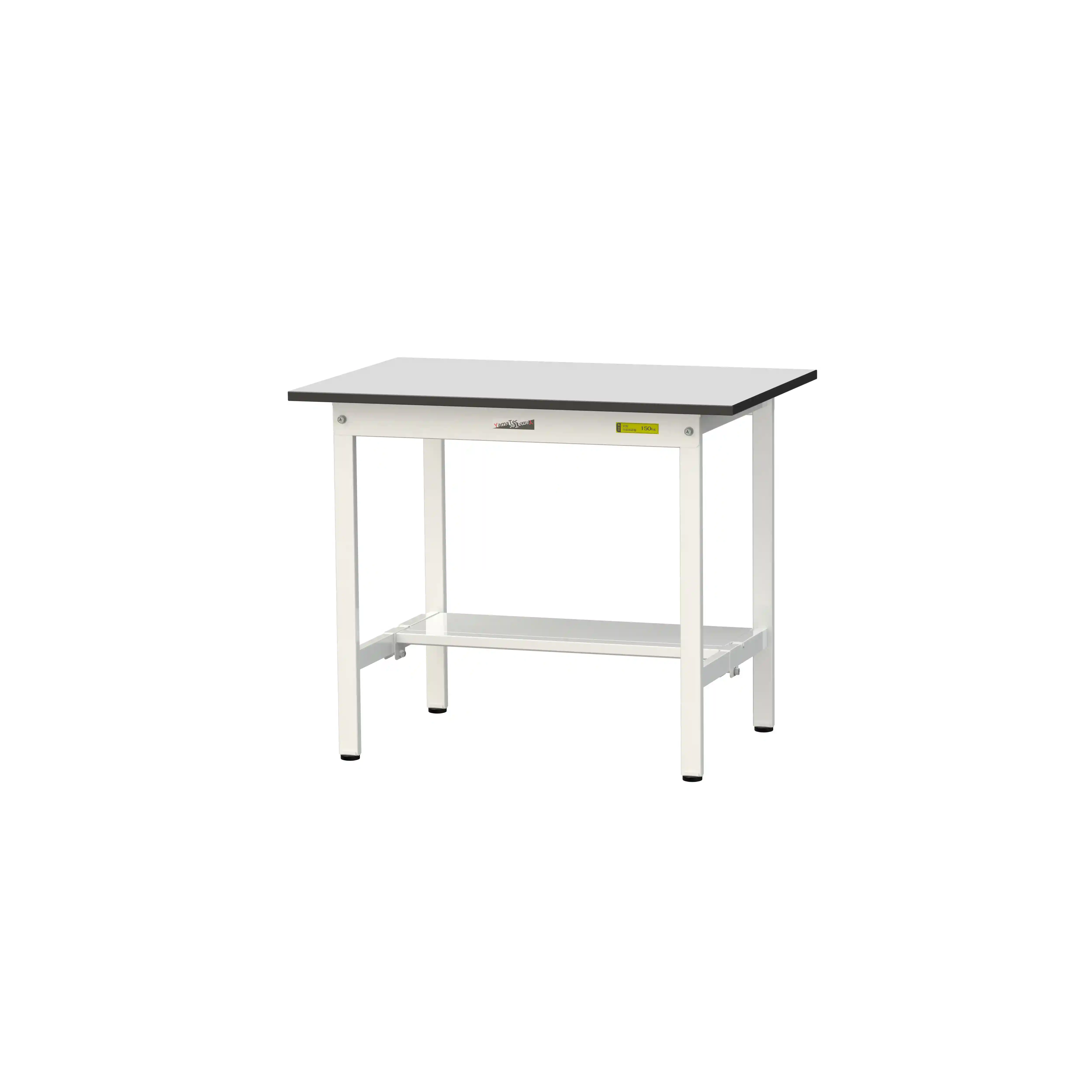 150シリーズ固定式 RoHS2指令対応塩ビシート天板仕様 H740mm（下段半面棚板）